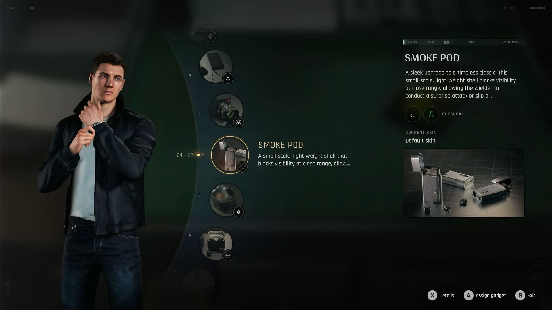 007 First Light review screenshot 11 Q-watch gadget smoke pod grenade diversion combat