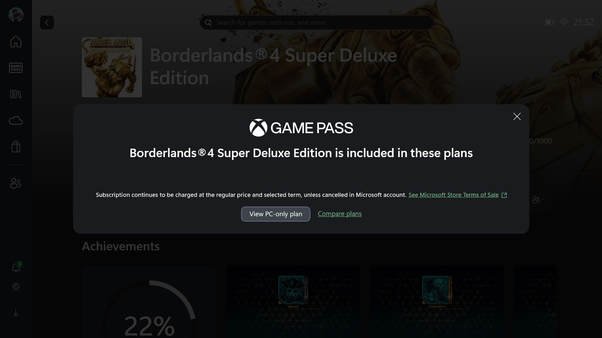 Borderlands 4 is alleen te streamen, waarvoor een Game Pass-abo vereist is
