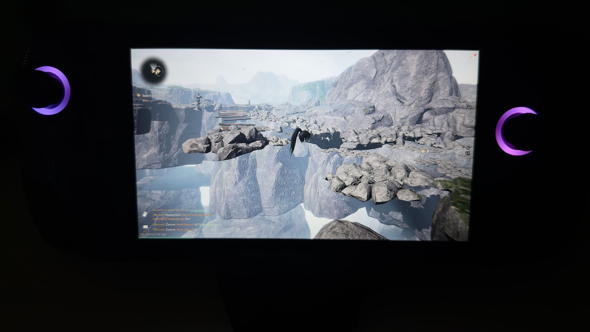 Uiteindelijk ziet de spelwereld er alsnog buggy uit
