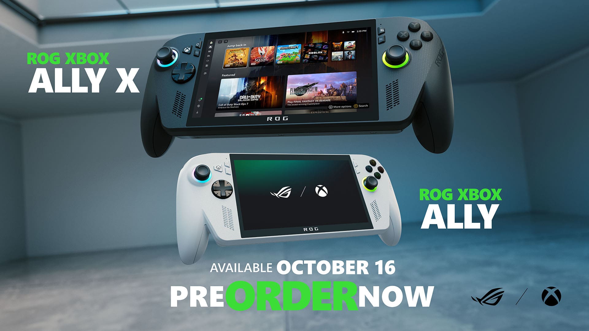 De releasedatum van de ASUS ROG Xbox Ally-handhelds is bekend. Ze zijn vanaf 16 oktober verkrijgbaar en pre-orderen is nu ook mogelijk