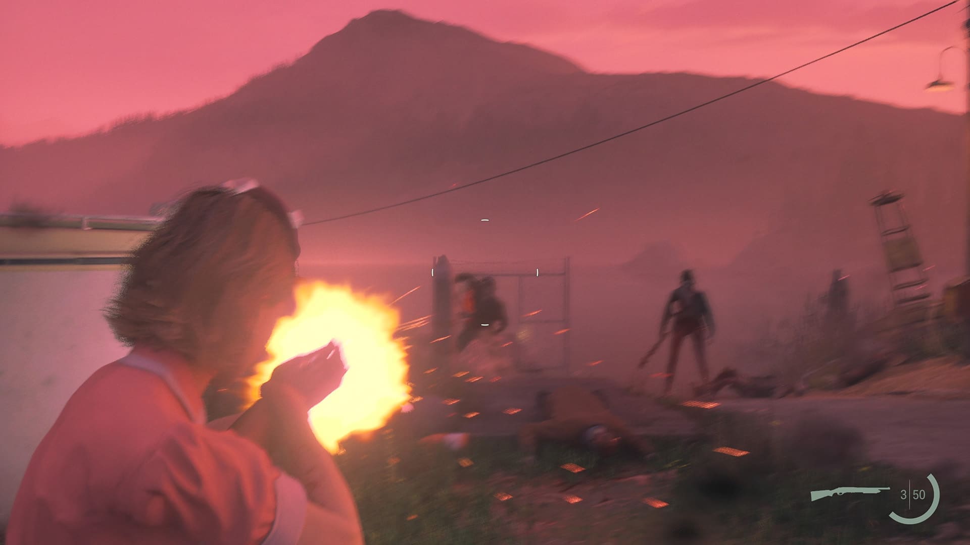 Alan Wake II Deluxe Edition review screenshot 20 weapons defeat hordes enemies