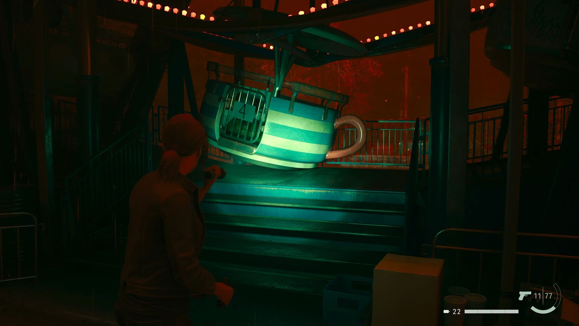 Alan Wake II Deluxe Edition review screenshot 21 revolver torch Jesse Coffee World