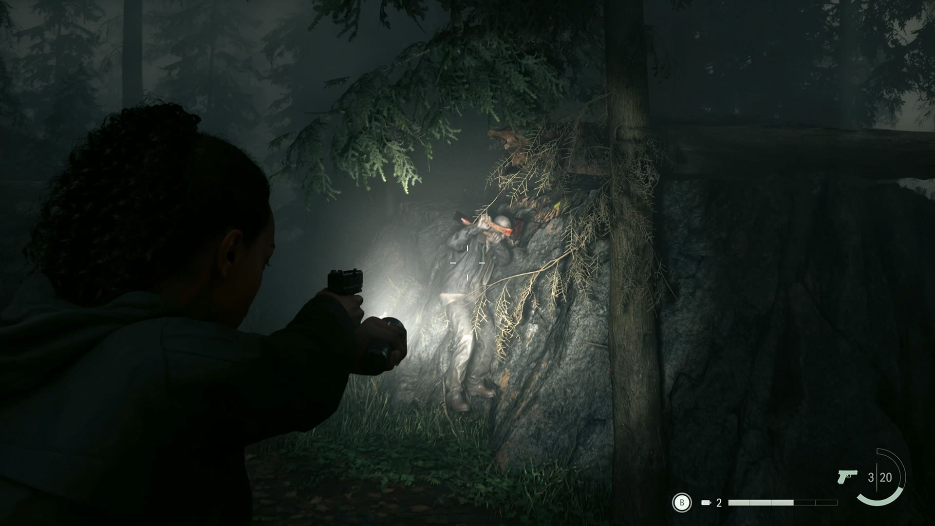 Alan Wake II Deluxe Edition review screenshot 5 ammo walking dark surrounding