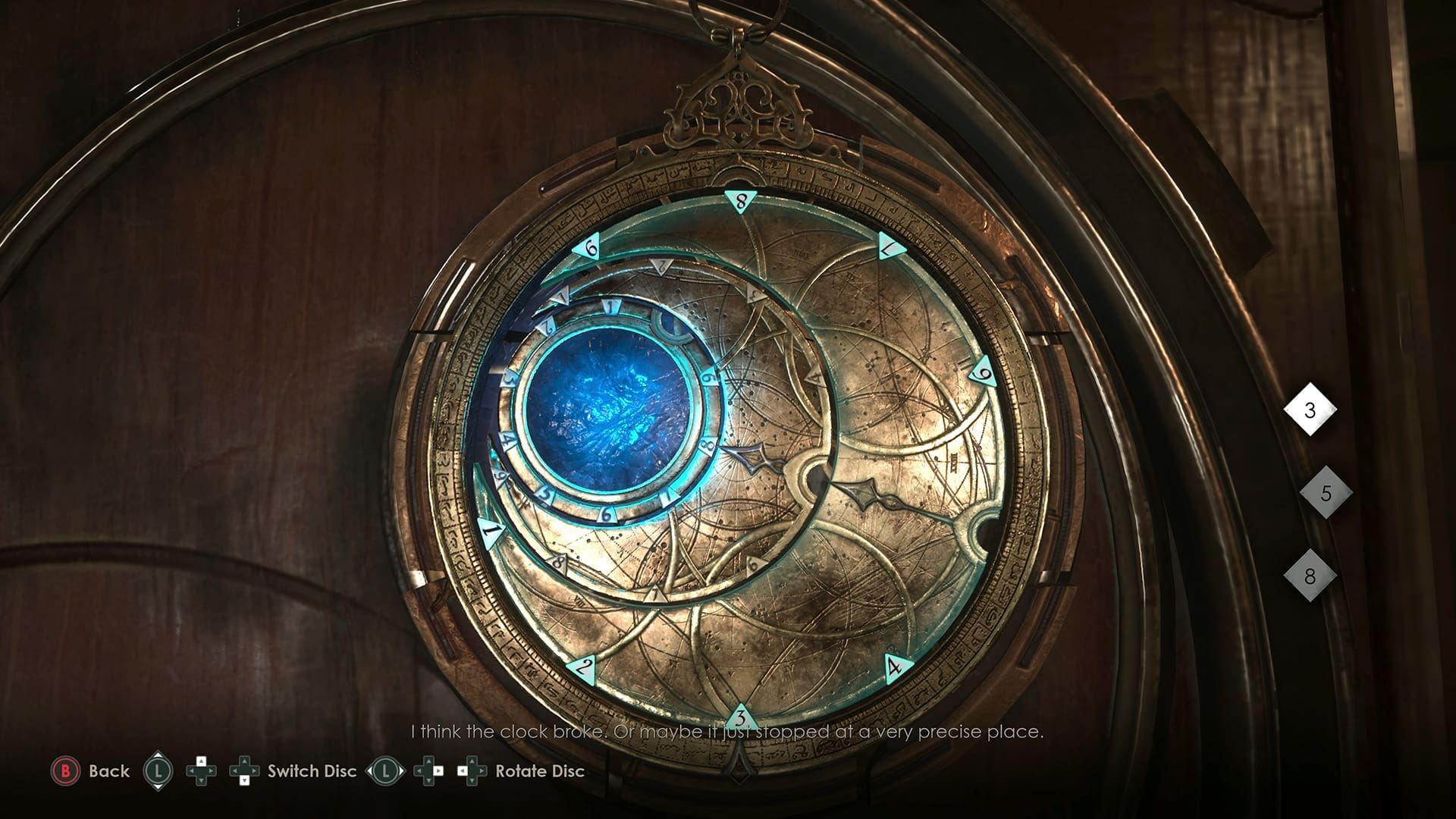 Bij de Talisman-puzzels moet je de Talisman omdraaien en een cijfercombinatie invoeren