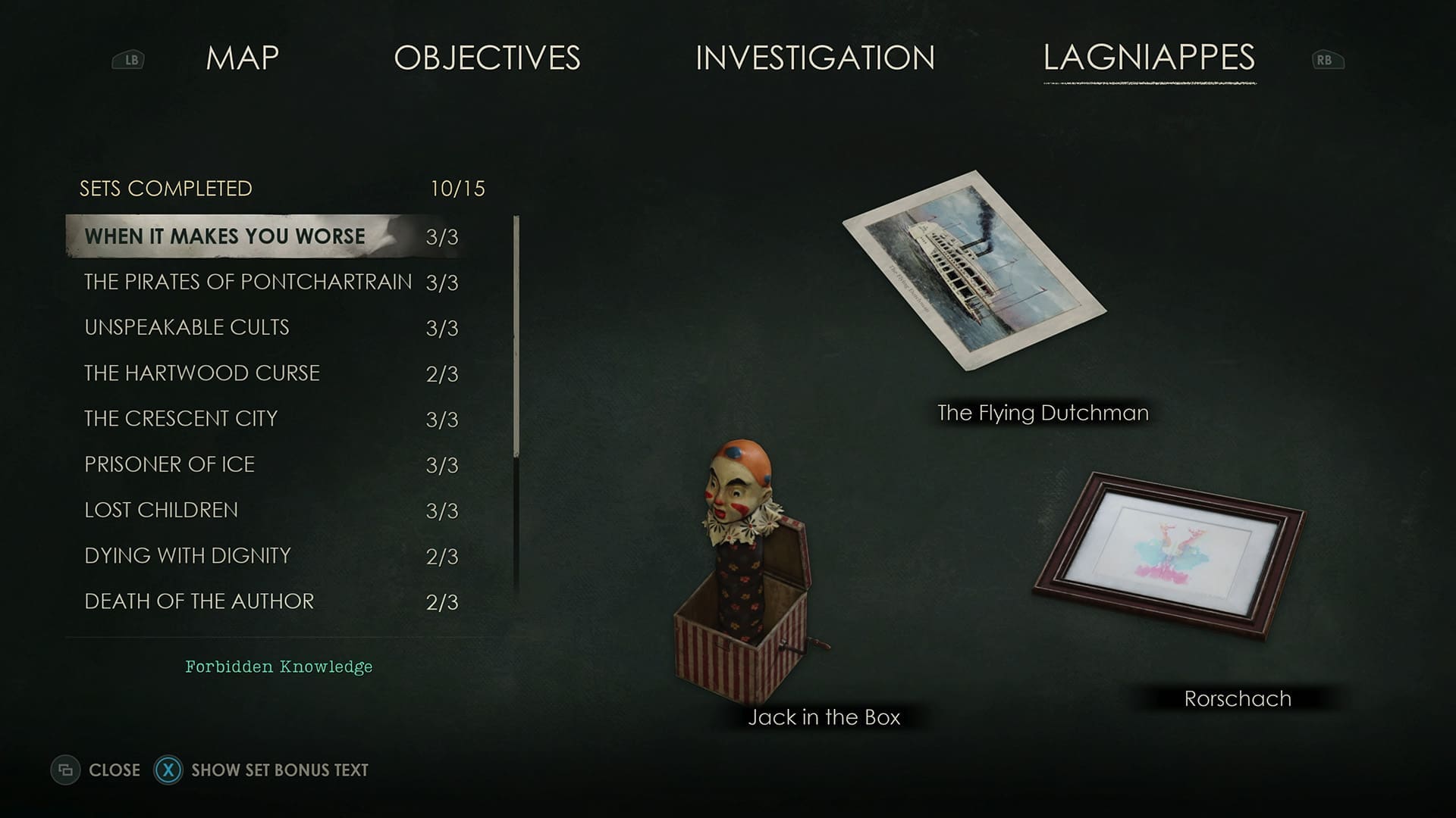 Door Lagniappes-sets te voltooien onthul je meer lore over de gebeurtenissen