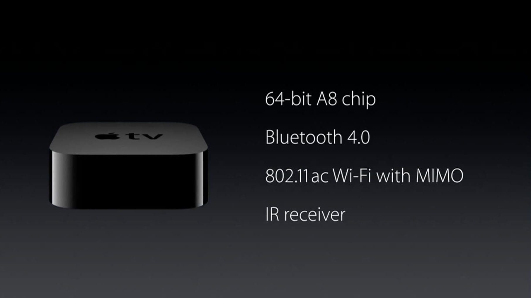 Apple Keynote september 2015 Apple TV