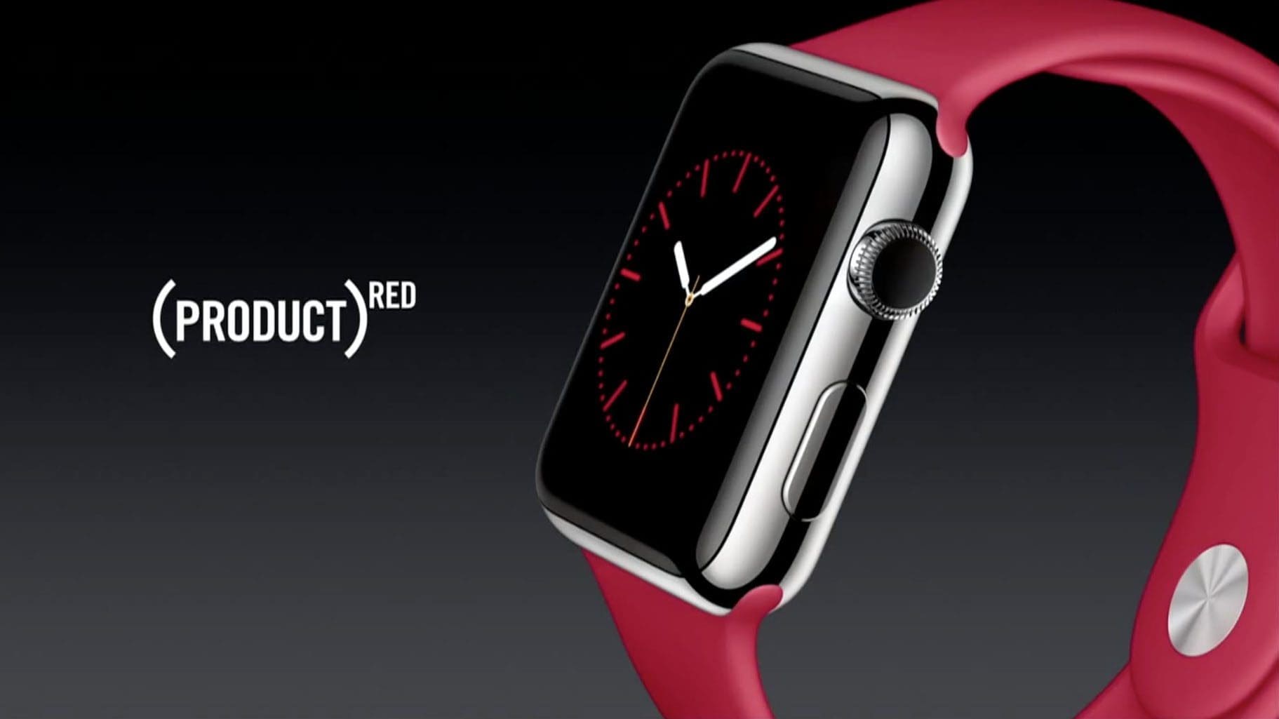Apple Keynote september 2015 Product Red