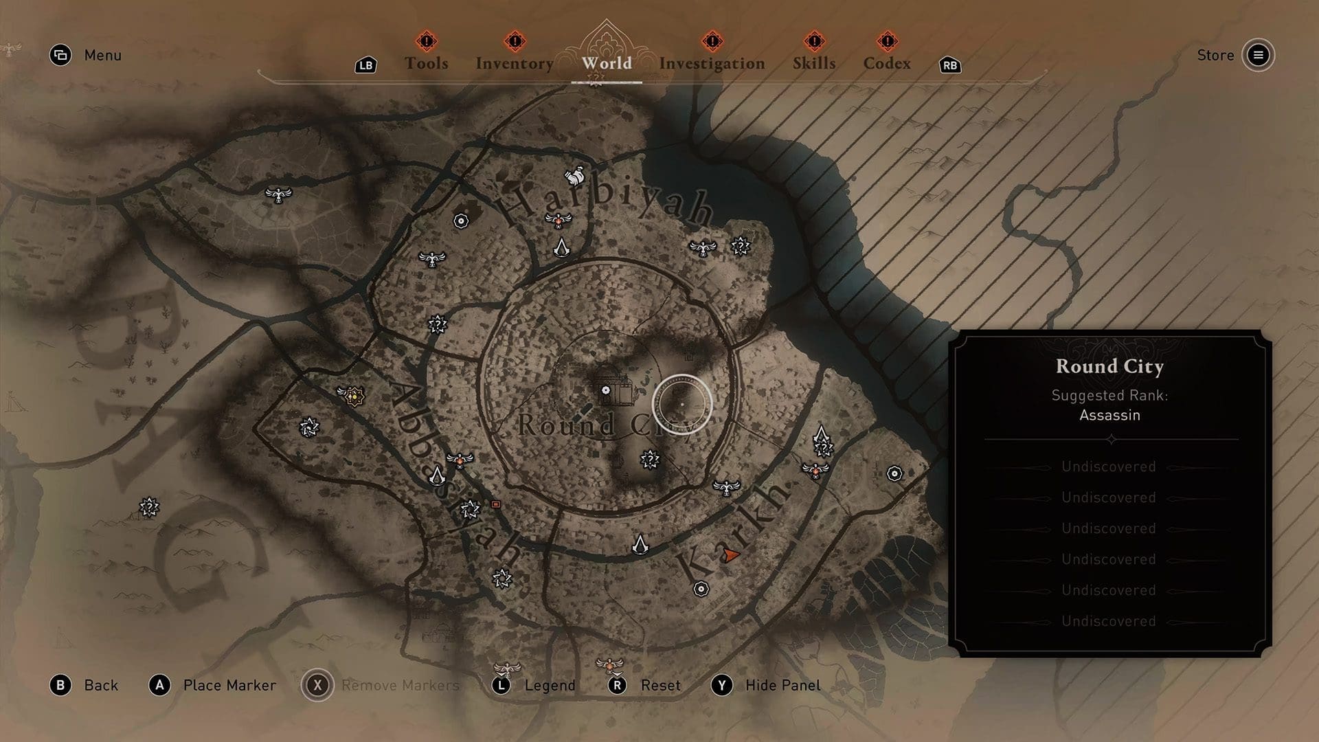 Assassin's Creed Mirage review screenshot 14 small map size