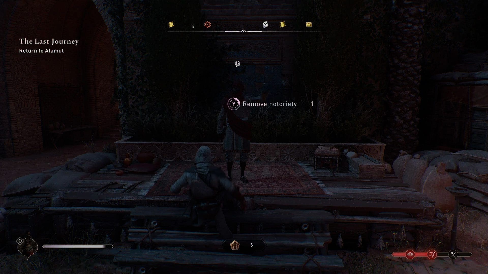 Assassin's Creed Mirage review screenshot 4 poster boy Munadi power token