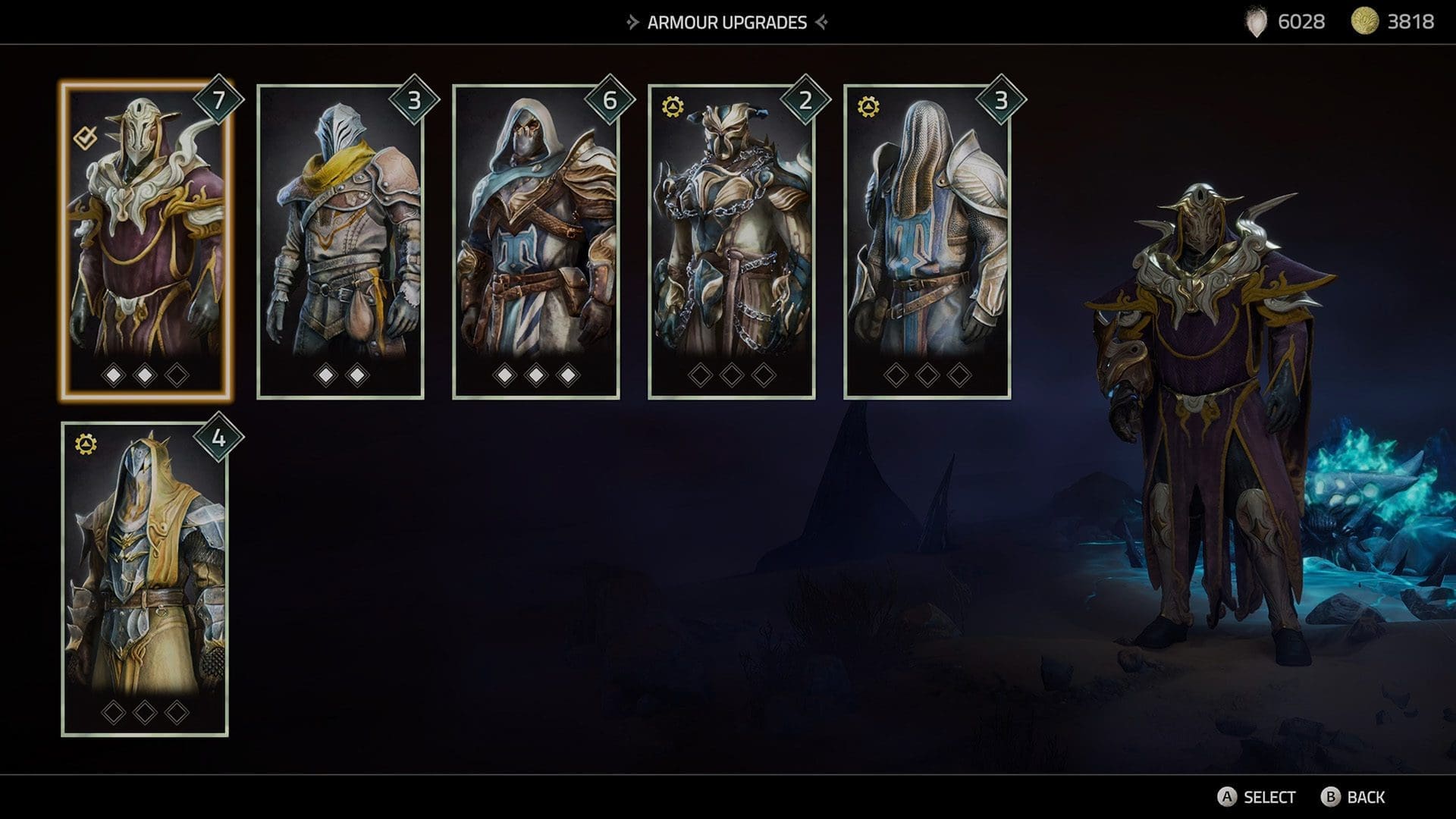Atlas Fallen review screenshot 5 Anvil upgrade Armour