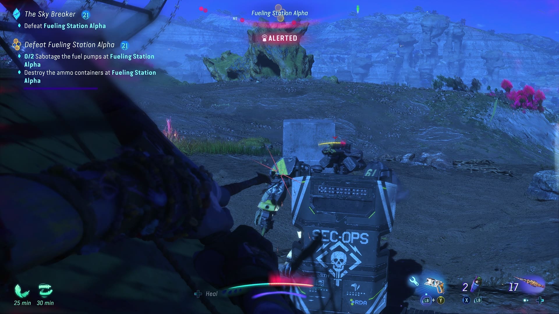 Avatar Frontiers of Pandora The Sky Breaker DLC review screenshot 5 AMP Defender Veteran Elite new enemy type