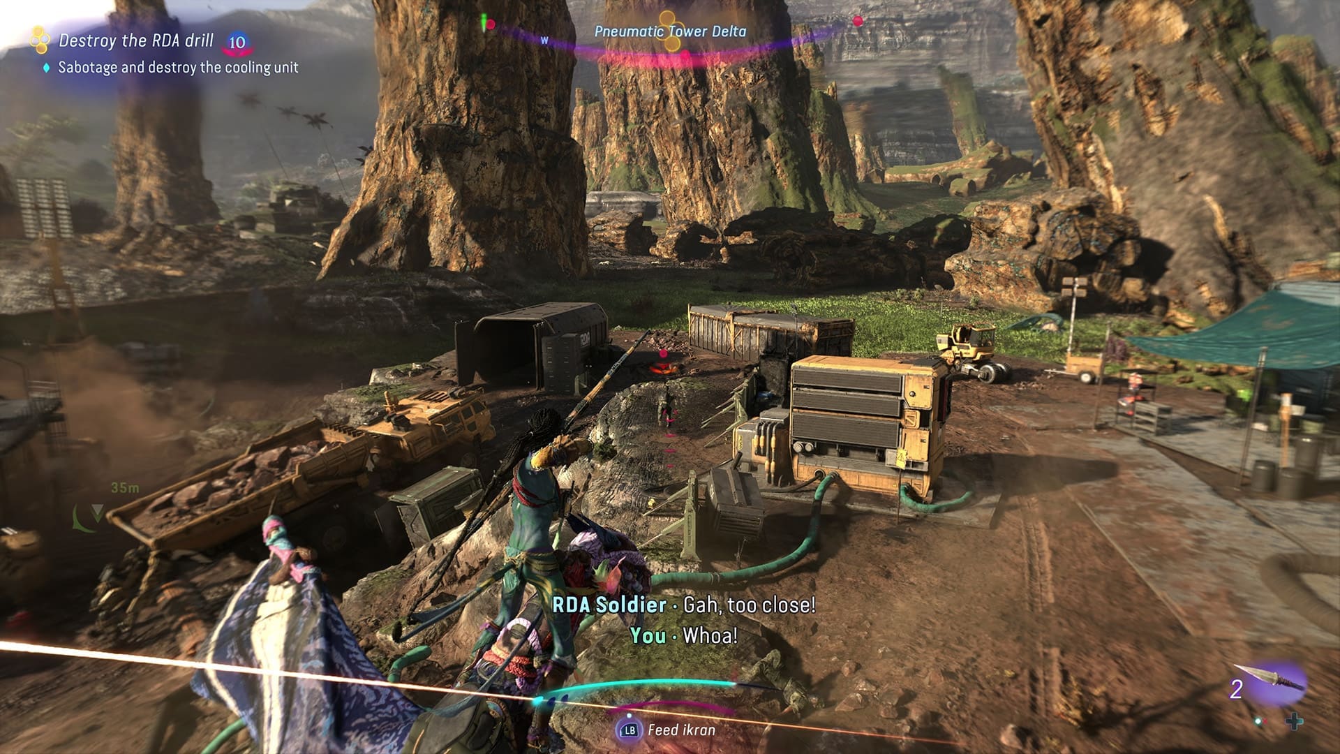 Overal in de wereld zijn RDA-outposts en basissen te vinden die je buiten de hoofd- en zijmissies om kunt verslaan