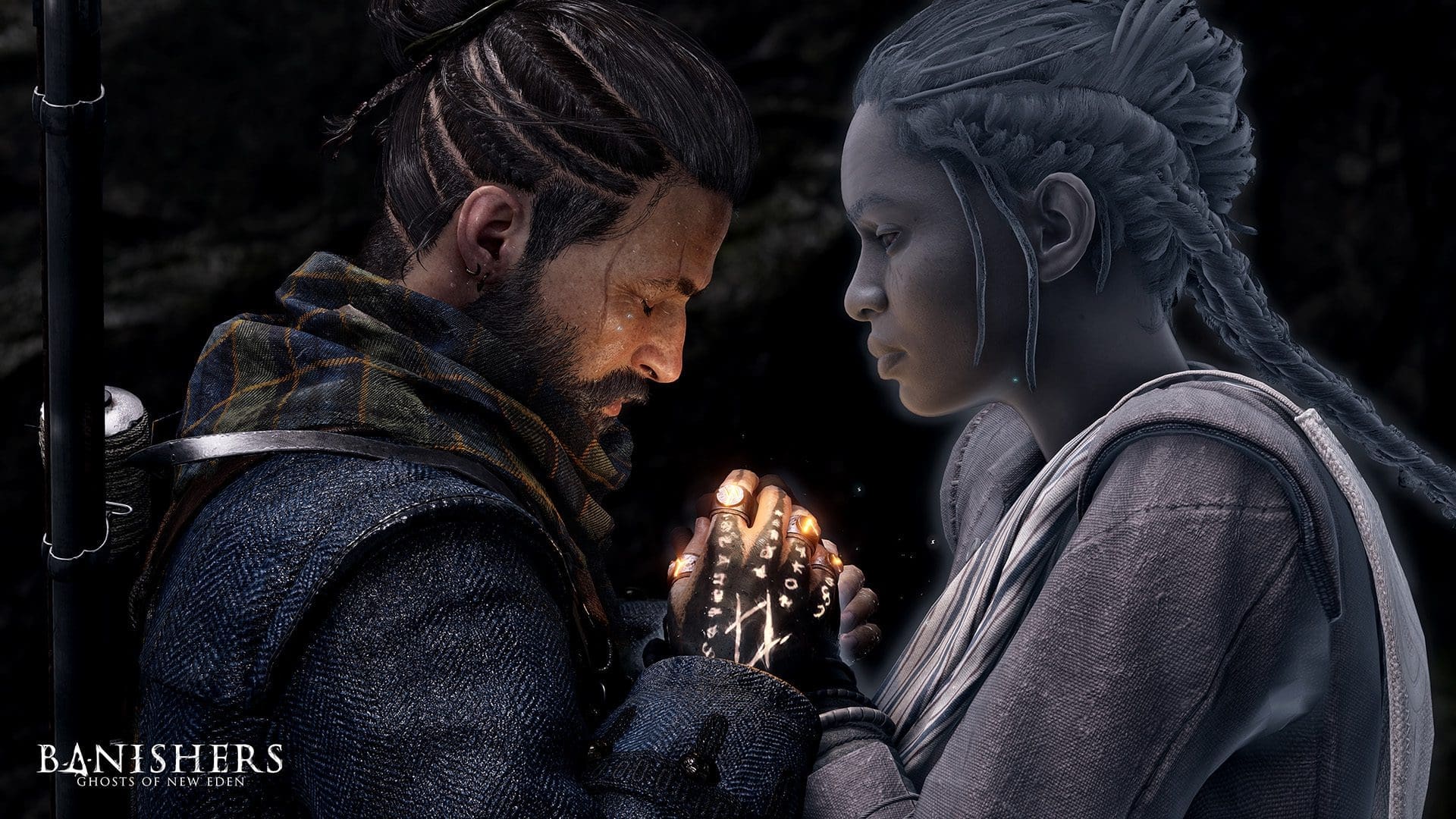 In Banishers: Ghosts of New Eden spelen spokenjager Red en de vrouwelijke geest Antea de hoofdrollen