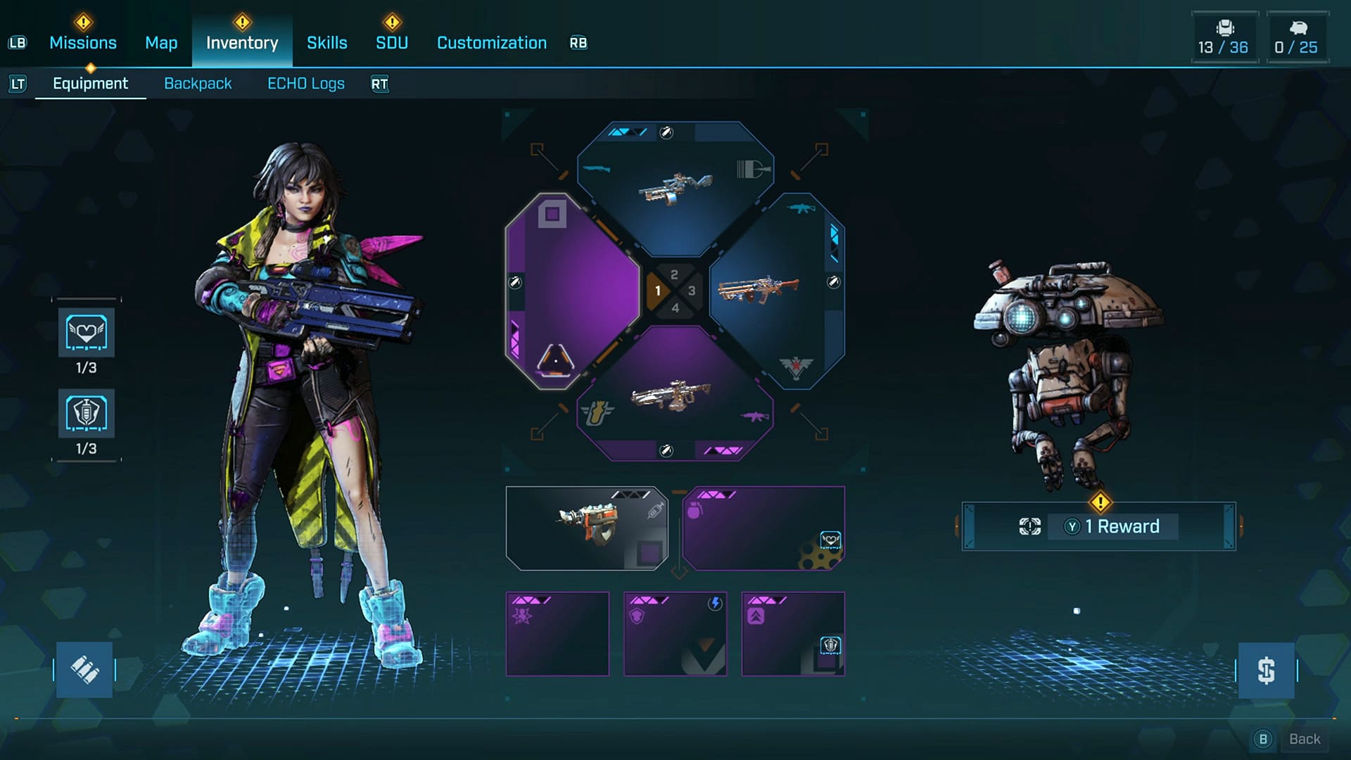 Borderlands 4 review screenshot 5 UI interface menu