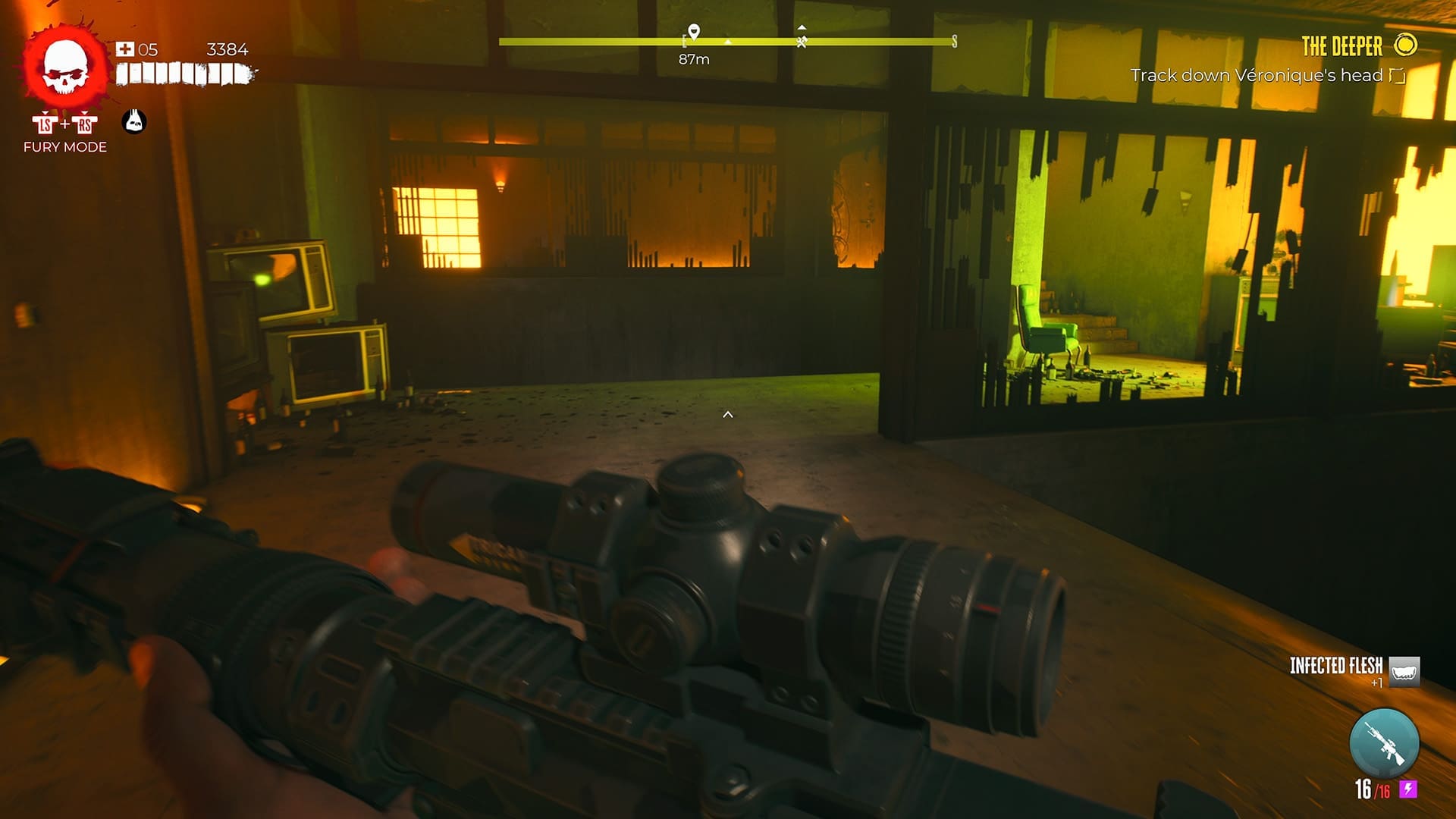 Dead Island 2 Ultimate Edition artikel screenshot 12 The Deeper underground room villa living hell