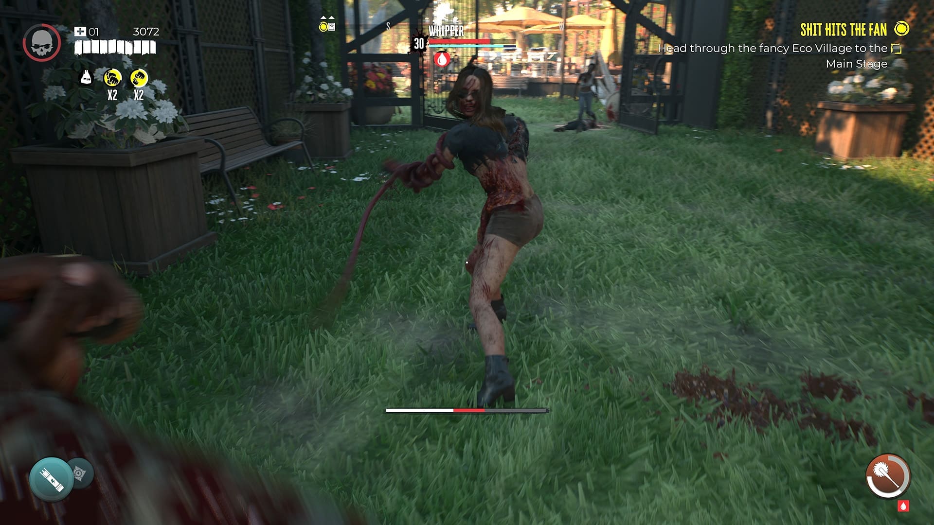 Dead Island 2 Ultimate Edition artikel screenshot 15 Whippers enemy guts lasso