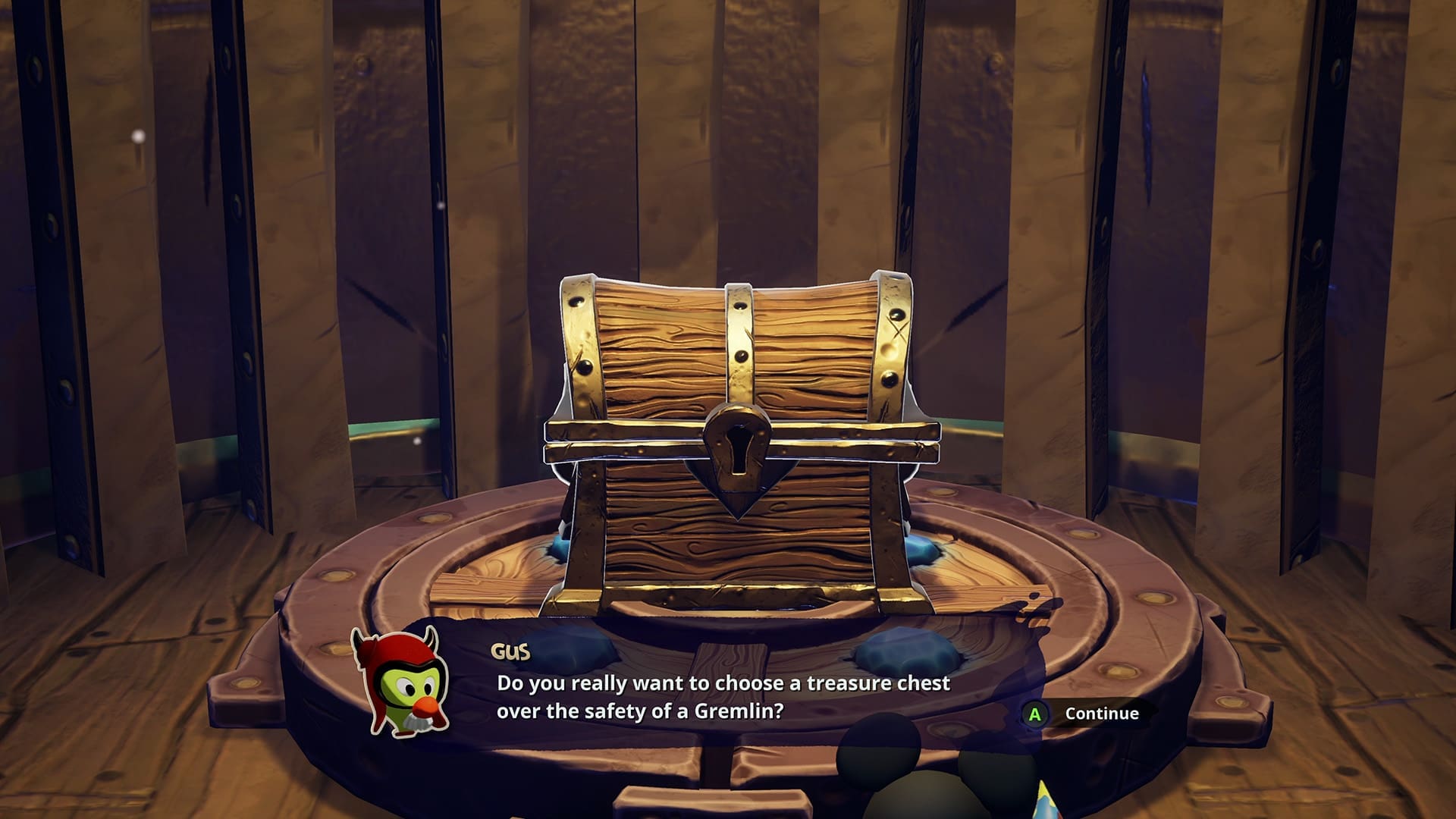 Disney Epic Mickey Rebrushed gamescom 2024 preview screenshot 5 Gremlin Calvin catapult launched treasure chest loot