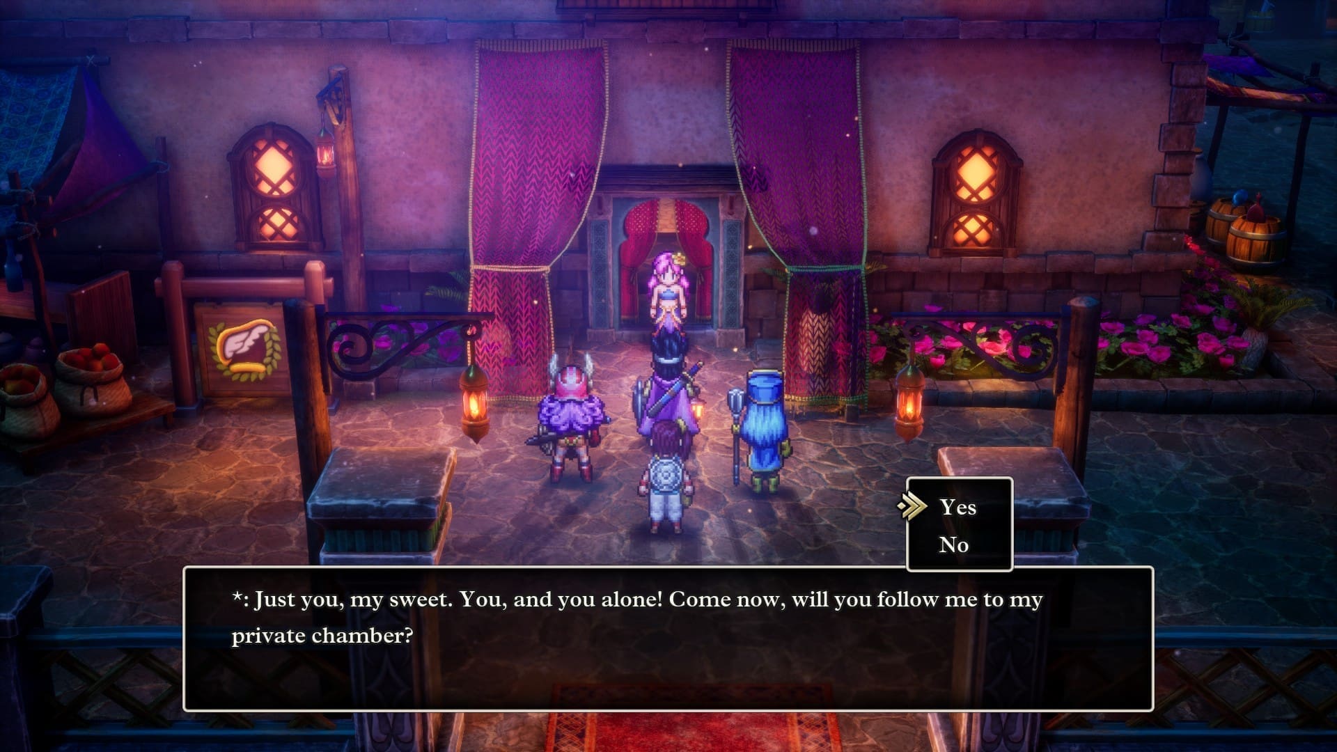 Dragon Quest III HD-2D Remake review screenshot 5 private chamber