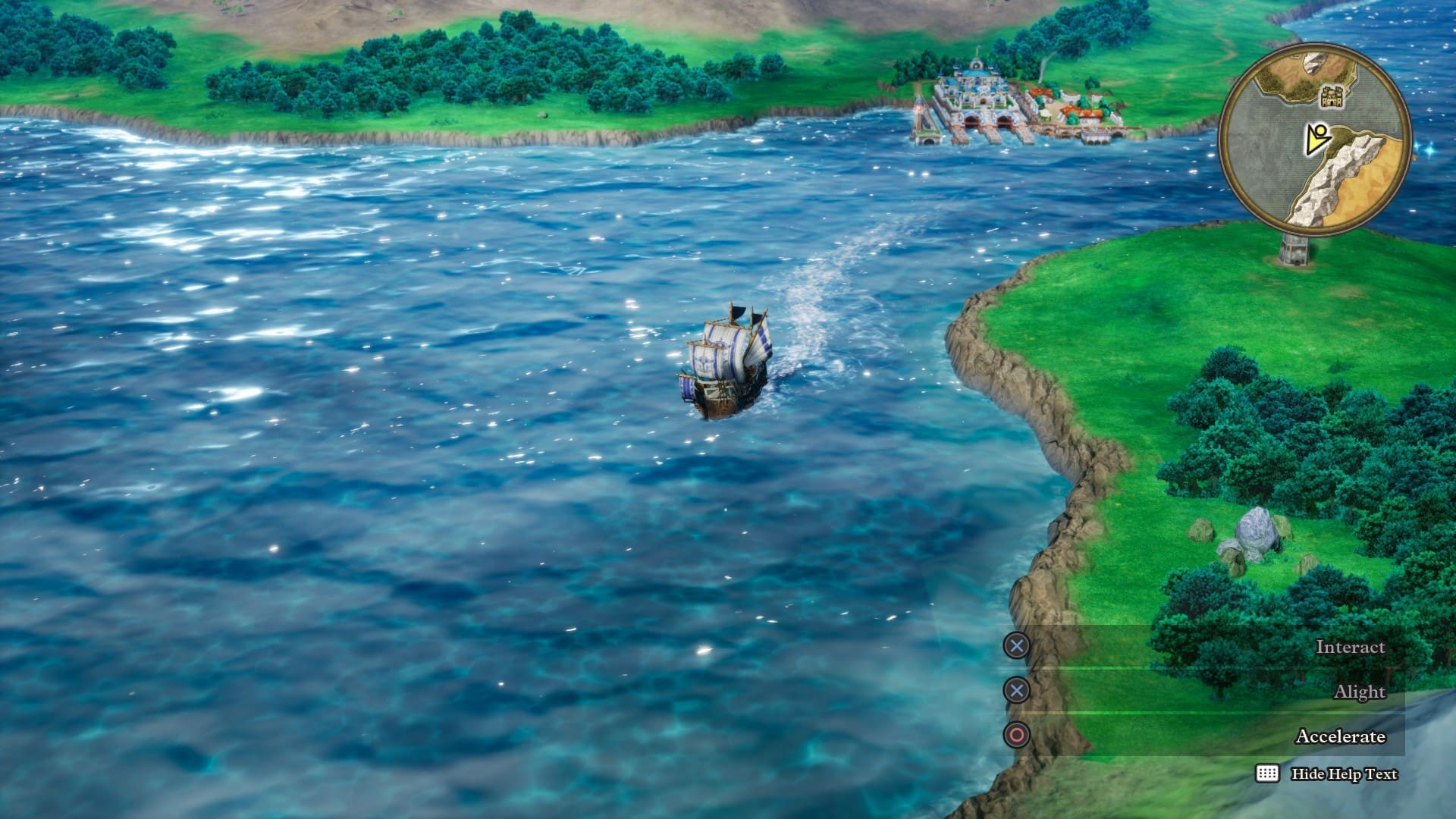 Dragon Quest III HD-2D Remake review screenshot 6 sailing ship