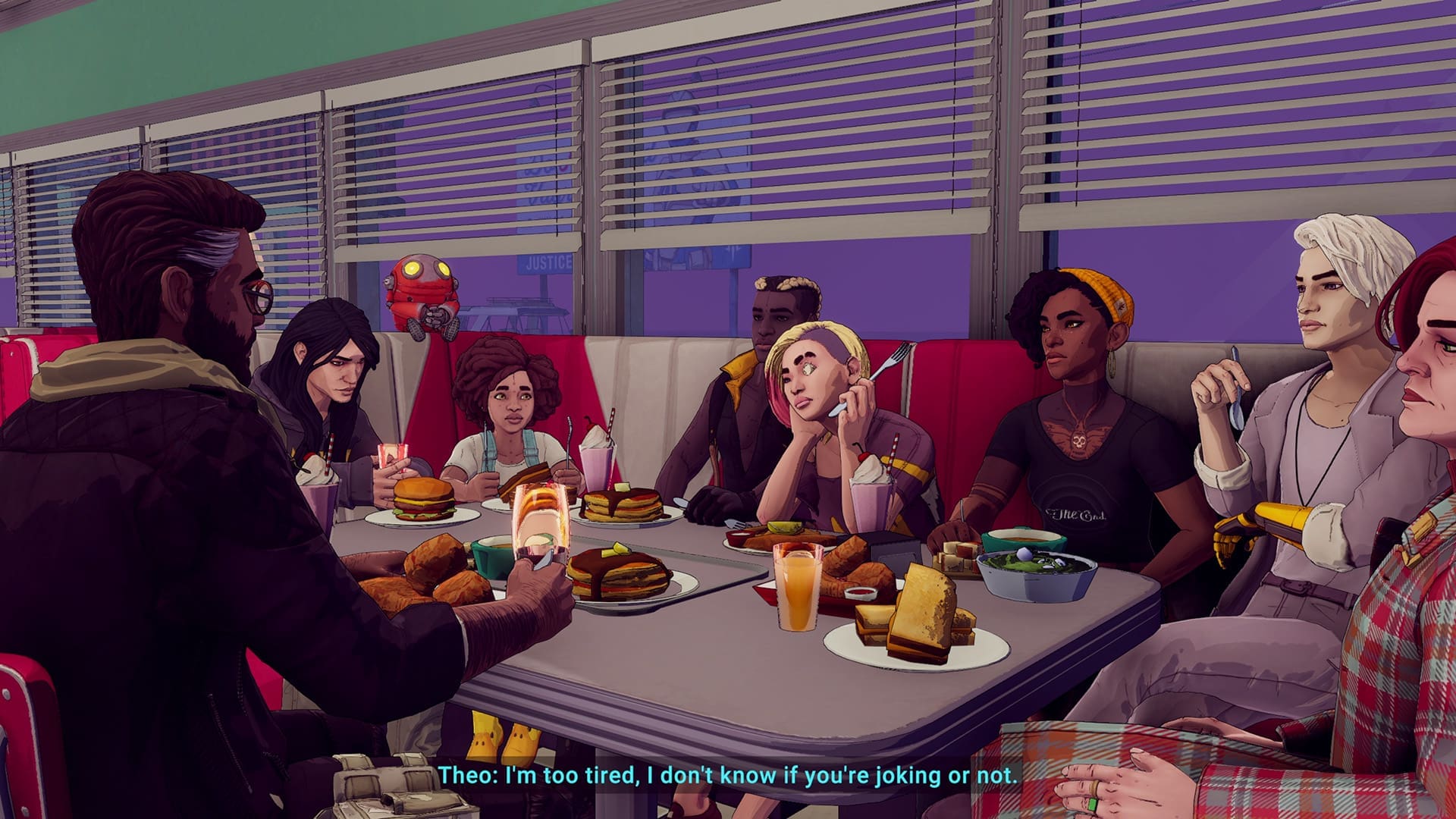 Dustborn game review screenshot 5 group uninteresting characters