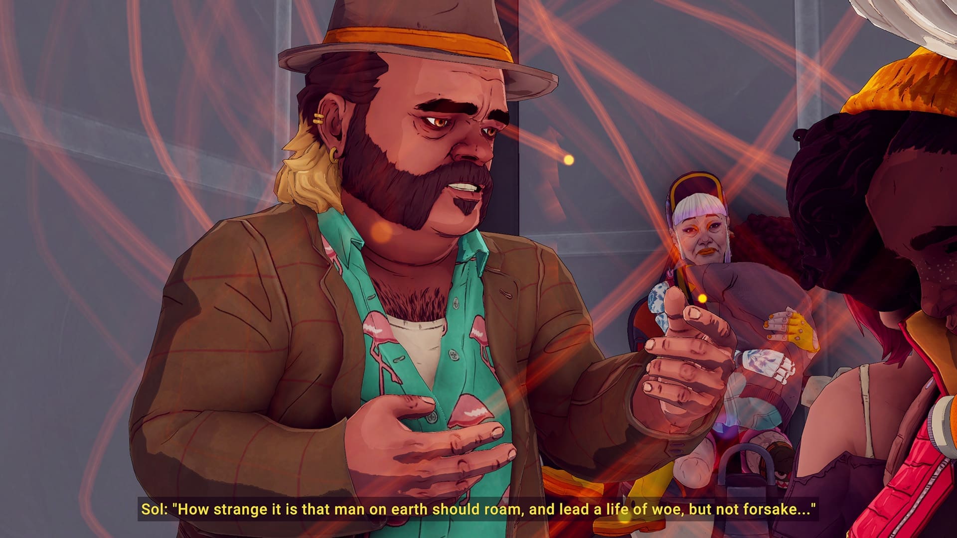 Dustborn game review screenshot 7 Sol superpower wordcraft healing magic spell