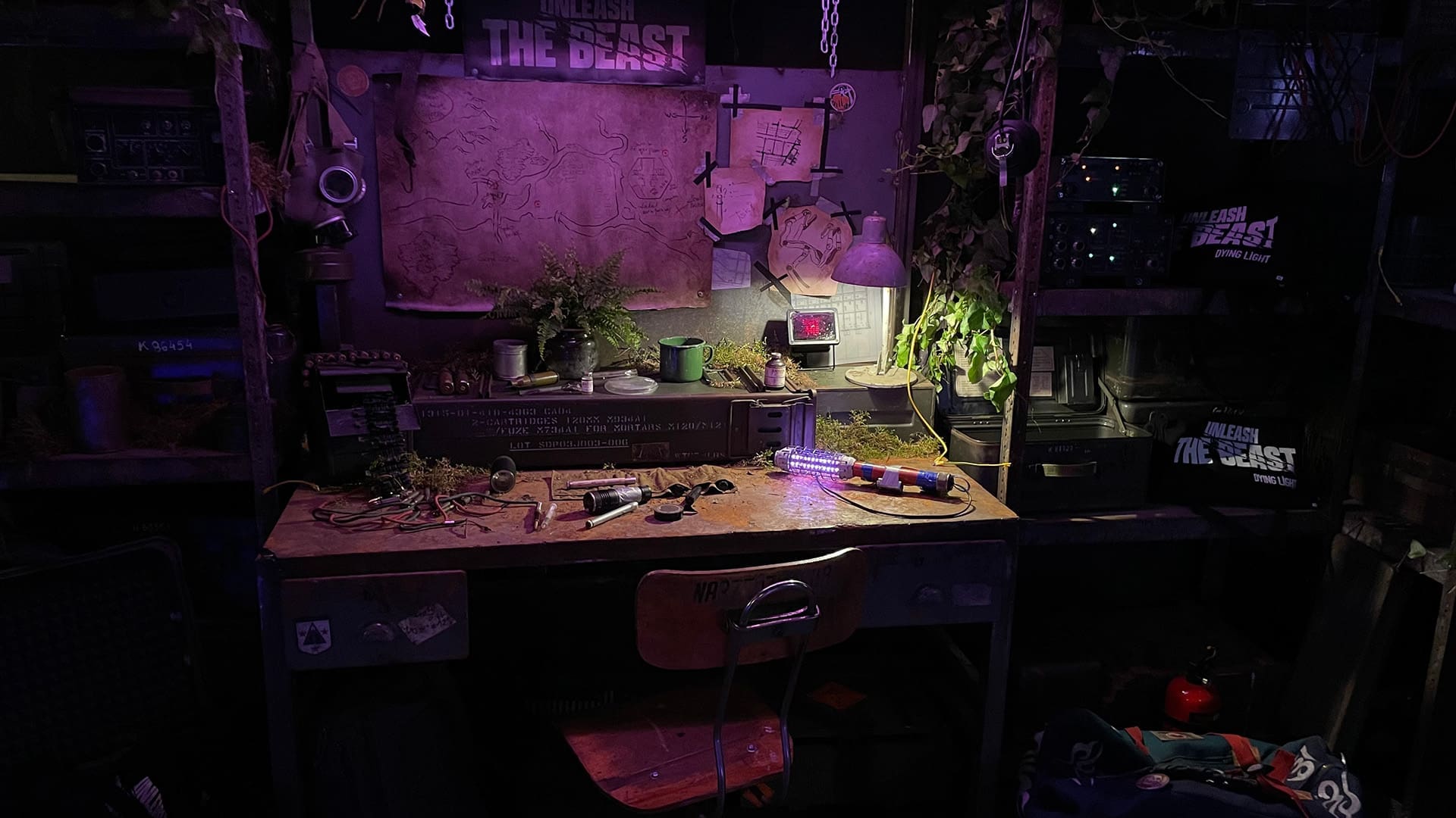 Dying Light The Beast gamescom 2024 preview image 5 behind closed doors booth workbench