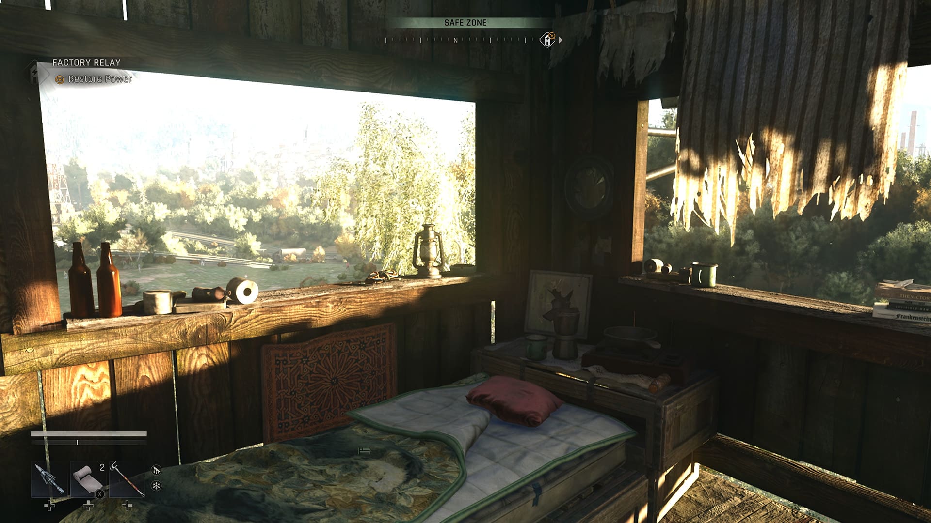 Dying Light The Beast review screenshot 11 safe spots tower