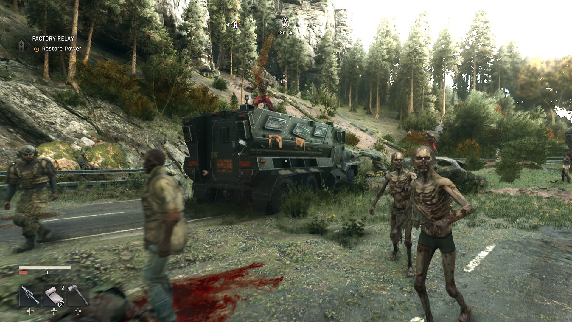 Dying Light The Beast review screenshot 13 military convoy loot