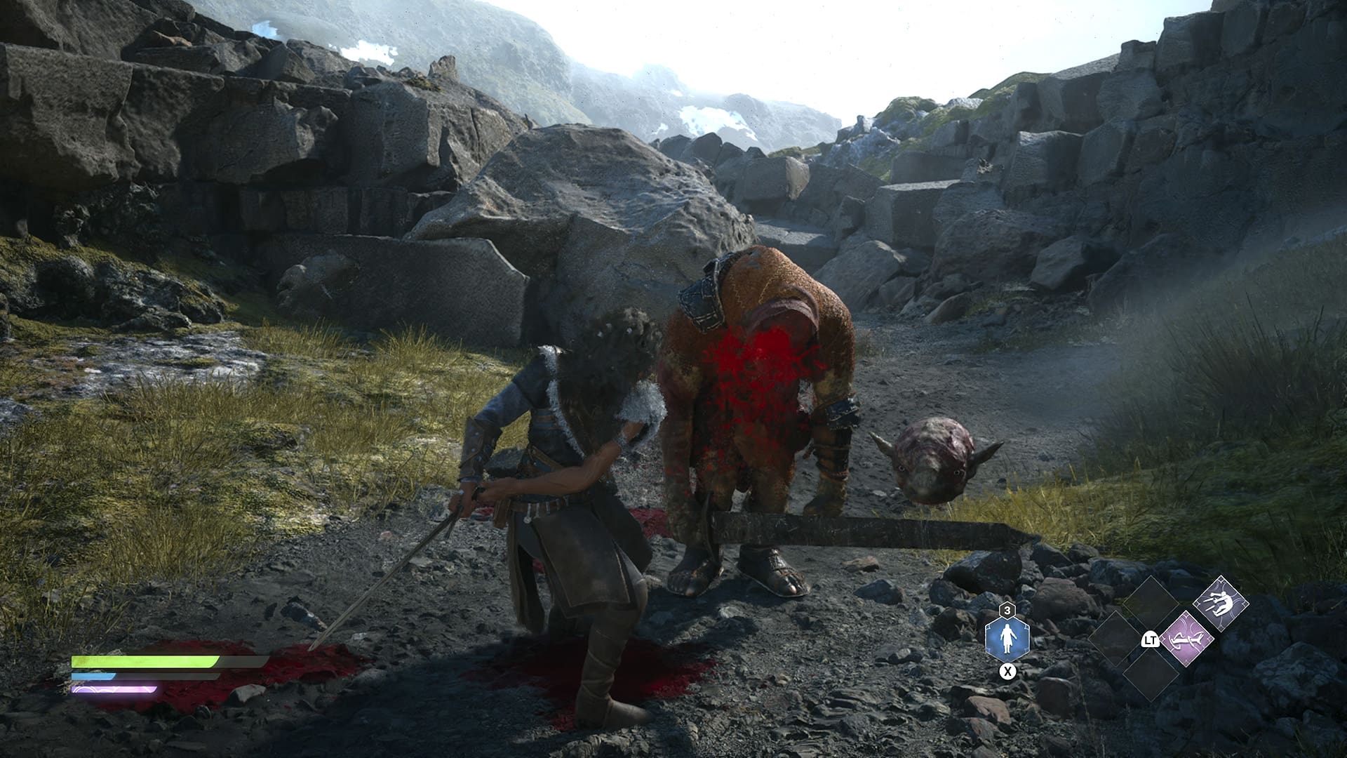 Echoes of the End review screenshot 2 brutal combat can orc creatures Durtar