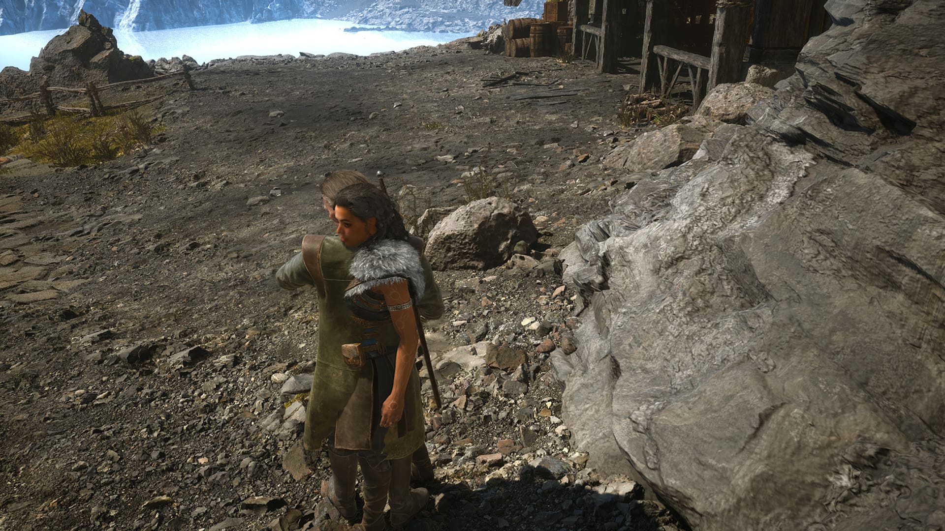 Echoes of the End review screenshot 7 glitch Ryn walks through Abram