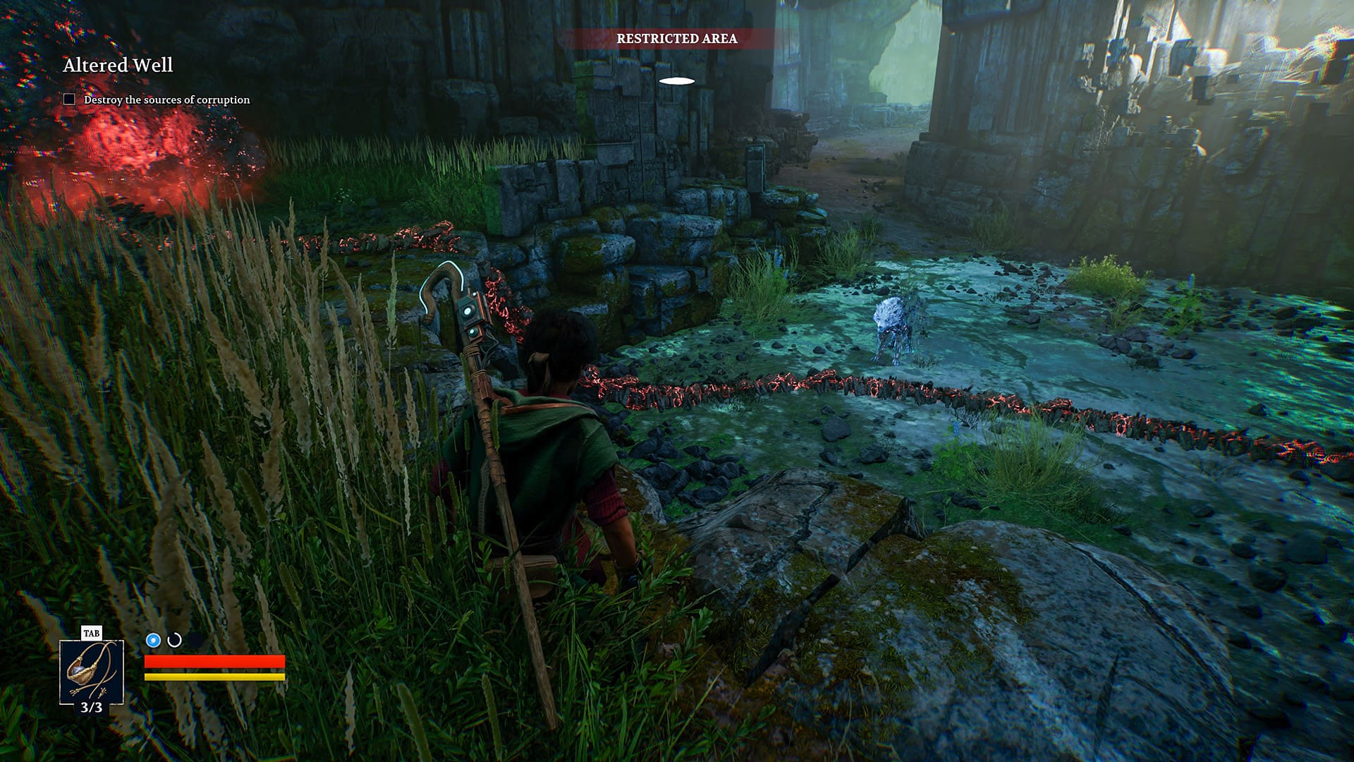 Gate Zero gamescom 2025 preview image 5 dark cave grass hiding stealth