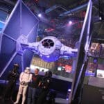 De stand van Star Wars: Battlefront II ziet er sfeervol uit.