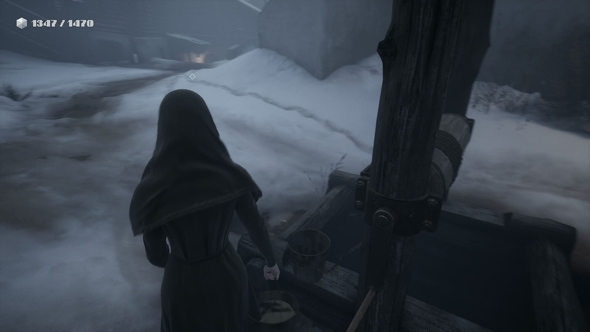 Indika game review screenshot 1 monastery bucket water well