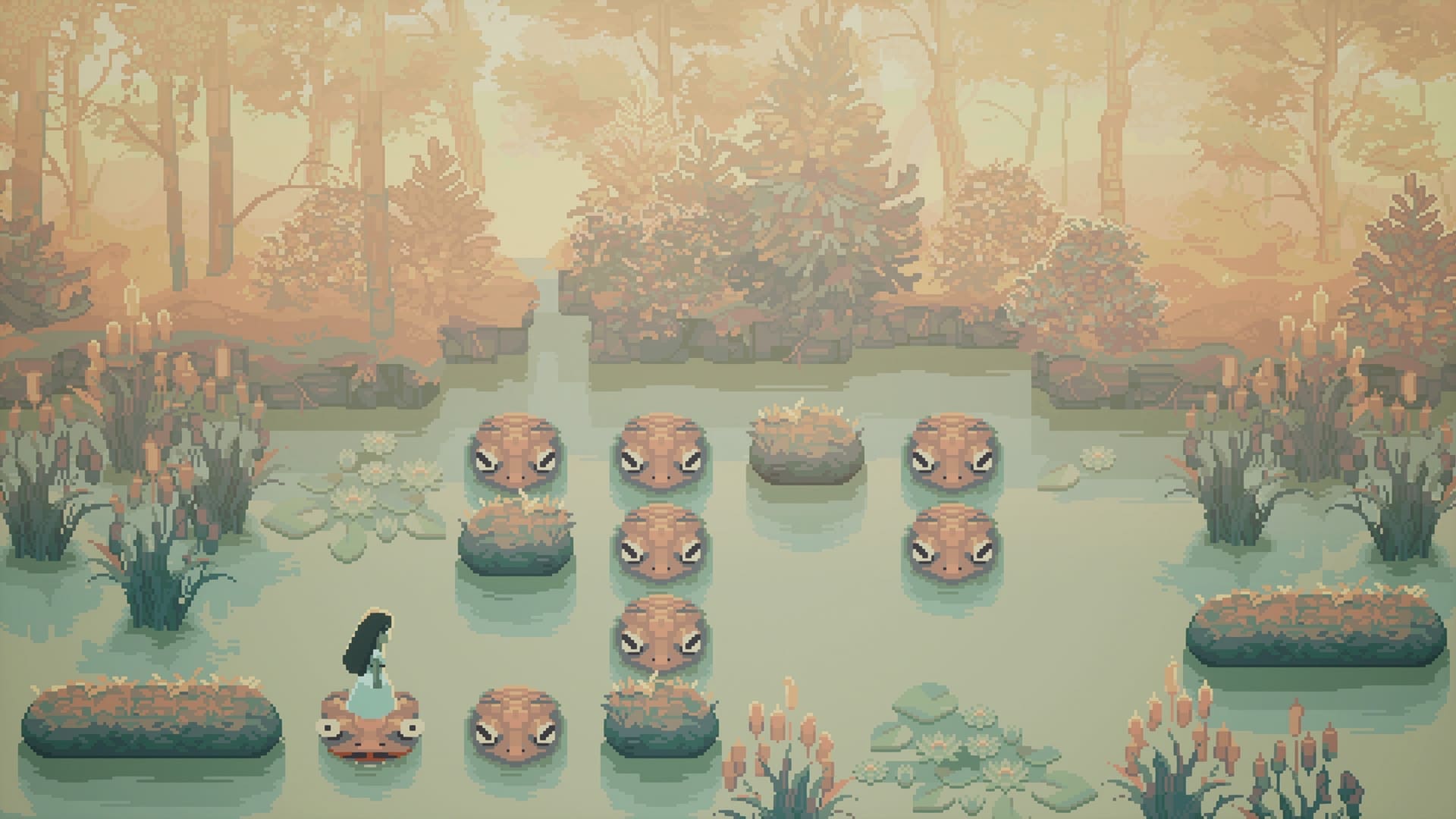 Indika game review screenshot 8 2D 8-bit level