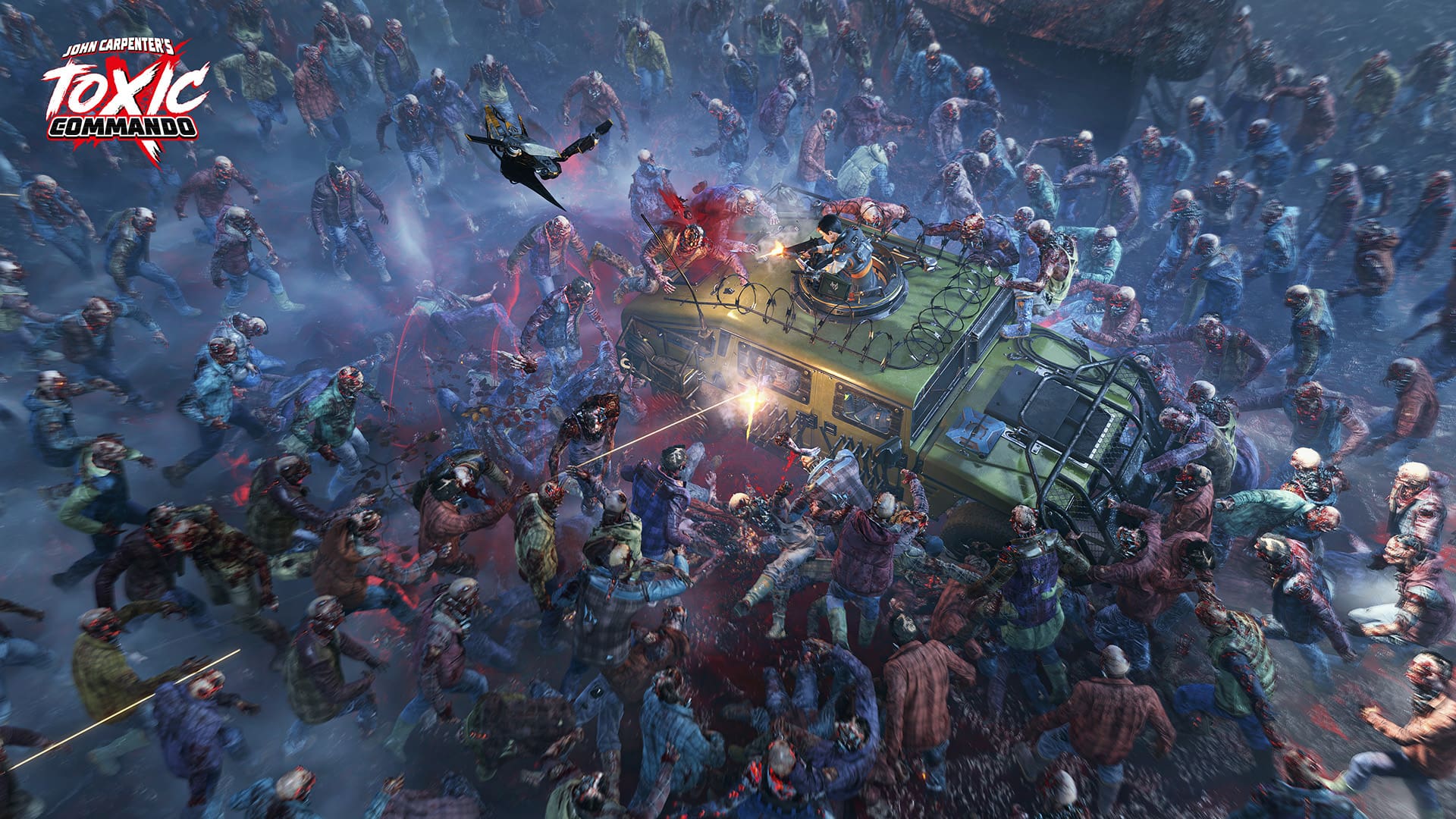 In John Carpenter’s Toxic Commando moet je hordes zombies verslaan