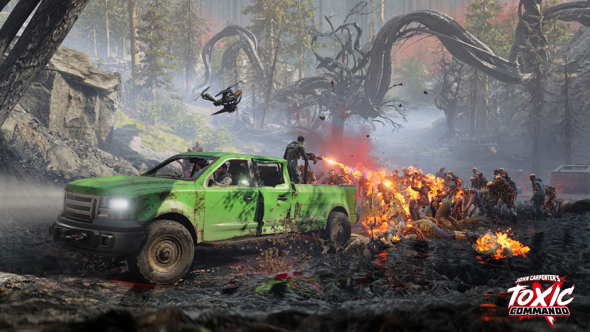 John Carpenter’s Toxic Commando gamescom 2025 preview screenshot 7 enemies fire