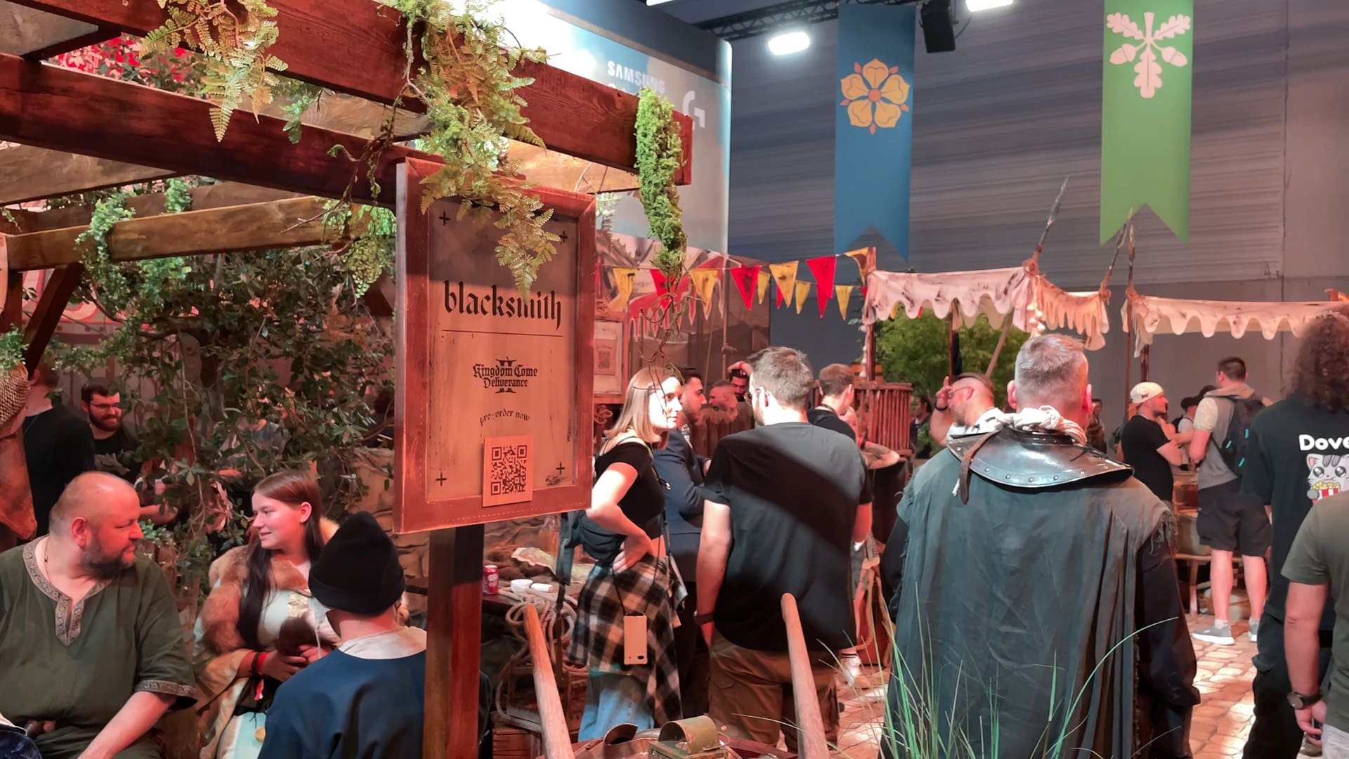 Kingdom Come Deliverance 2 gamescom 2024 preview booth actors