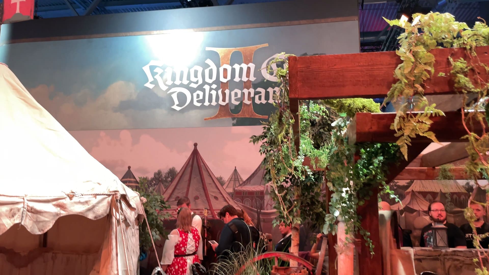 Kingdom Come Deliverance 2 gamescom 2024 preview booth vibe
