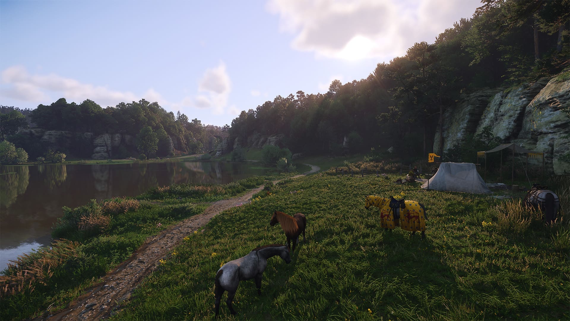 Kingdom Come Deliverance 2 gamescom 2024 preview screenshot 2 River Rest landscapes sceneries
