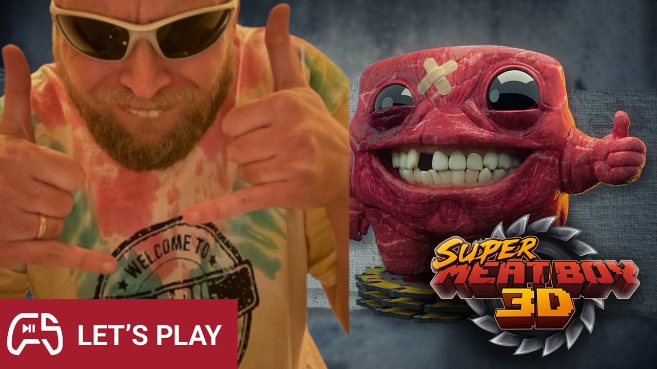 Vleesman speelt met vleesjongen in 3D (niet suspicious) - Super Meat Boy 3D #letsplay