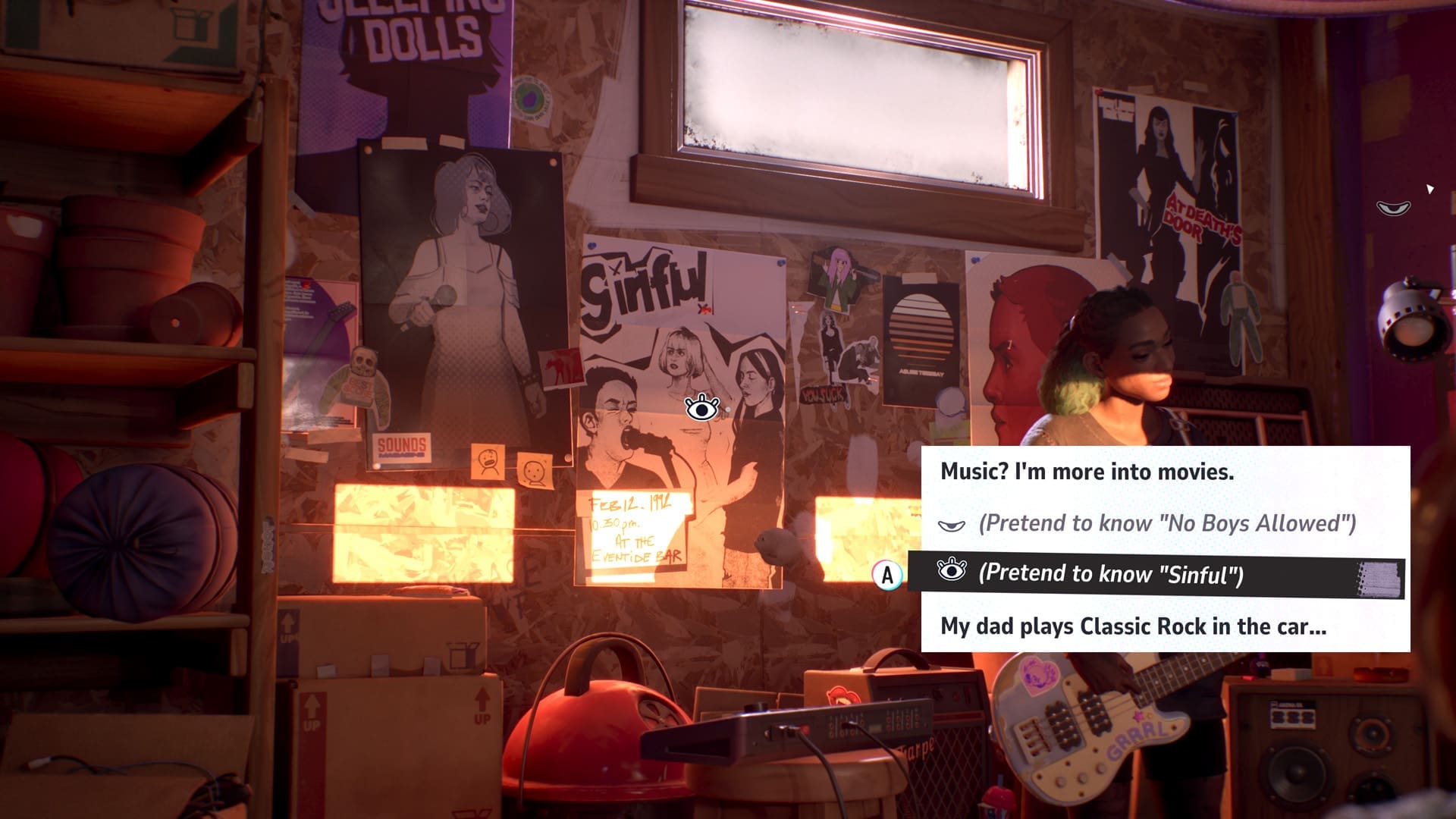 Lost Records Bloom & Rage Tape 1 “Bloom” review screenshot 7 shape Swann's character