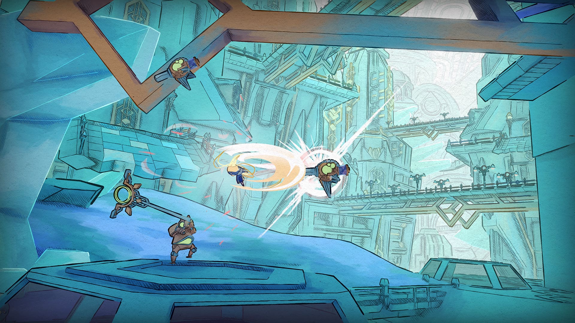 MIO kan tijdelijk naar een andere dimensie warpen om aanvallen te ontwijken