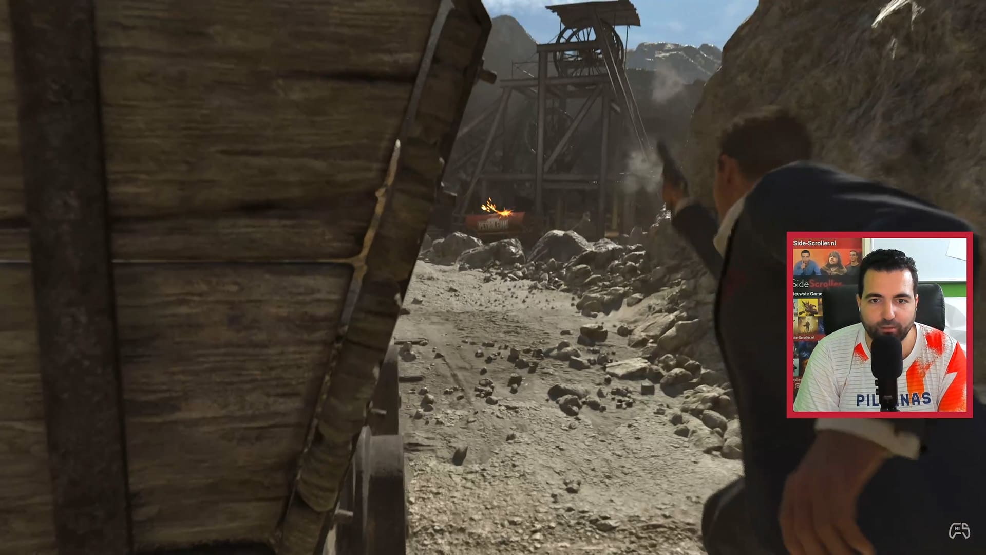 Tegen het einde van de Man of Honor DLC wordt het pas spannend, met onder andere explosies bij een mijn