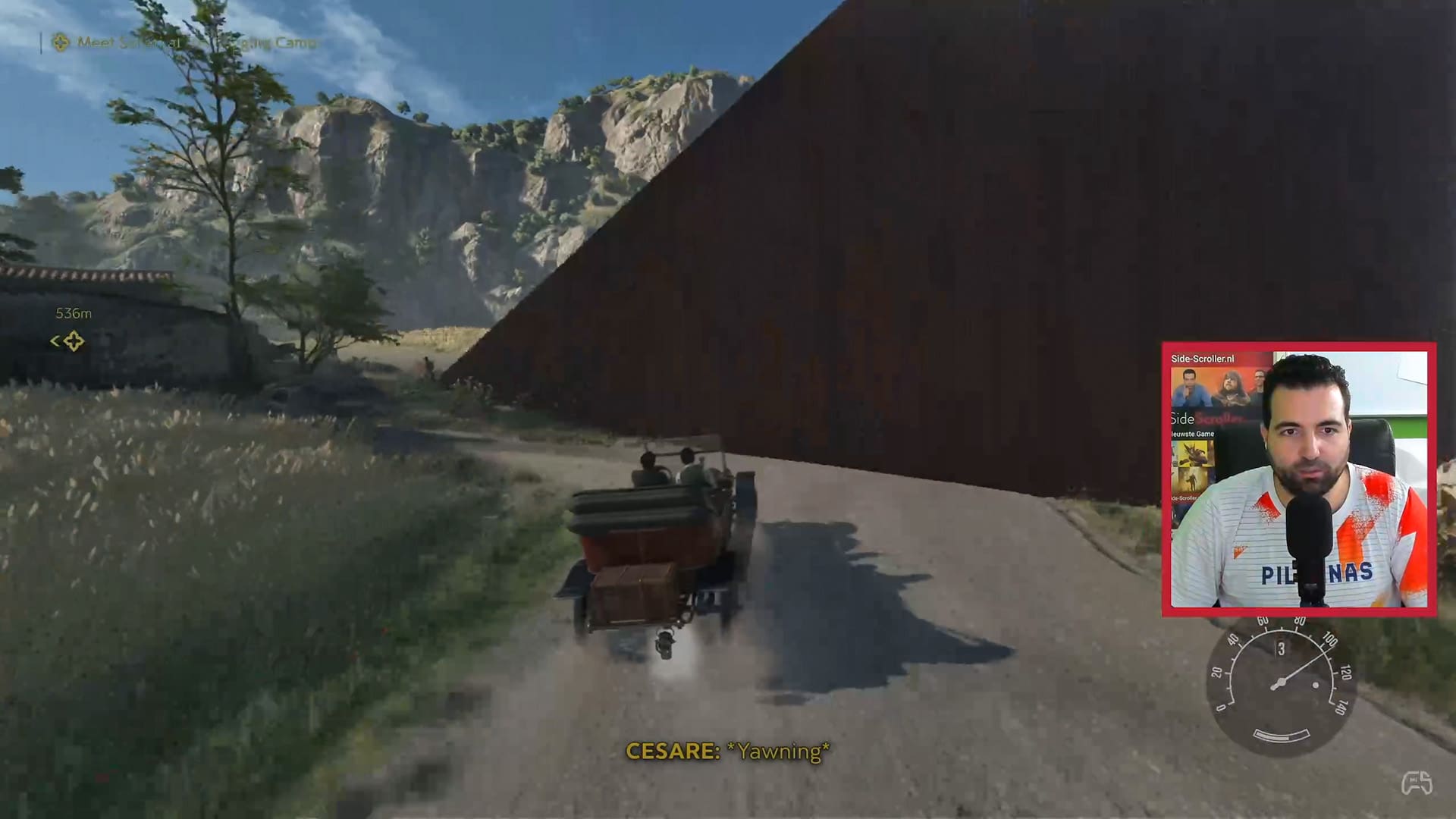 Misschien wel de grootste glitch in de Man of Honor DLC, waarbij tijdens het autorijden delen van de map verdwijnen