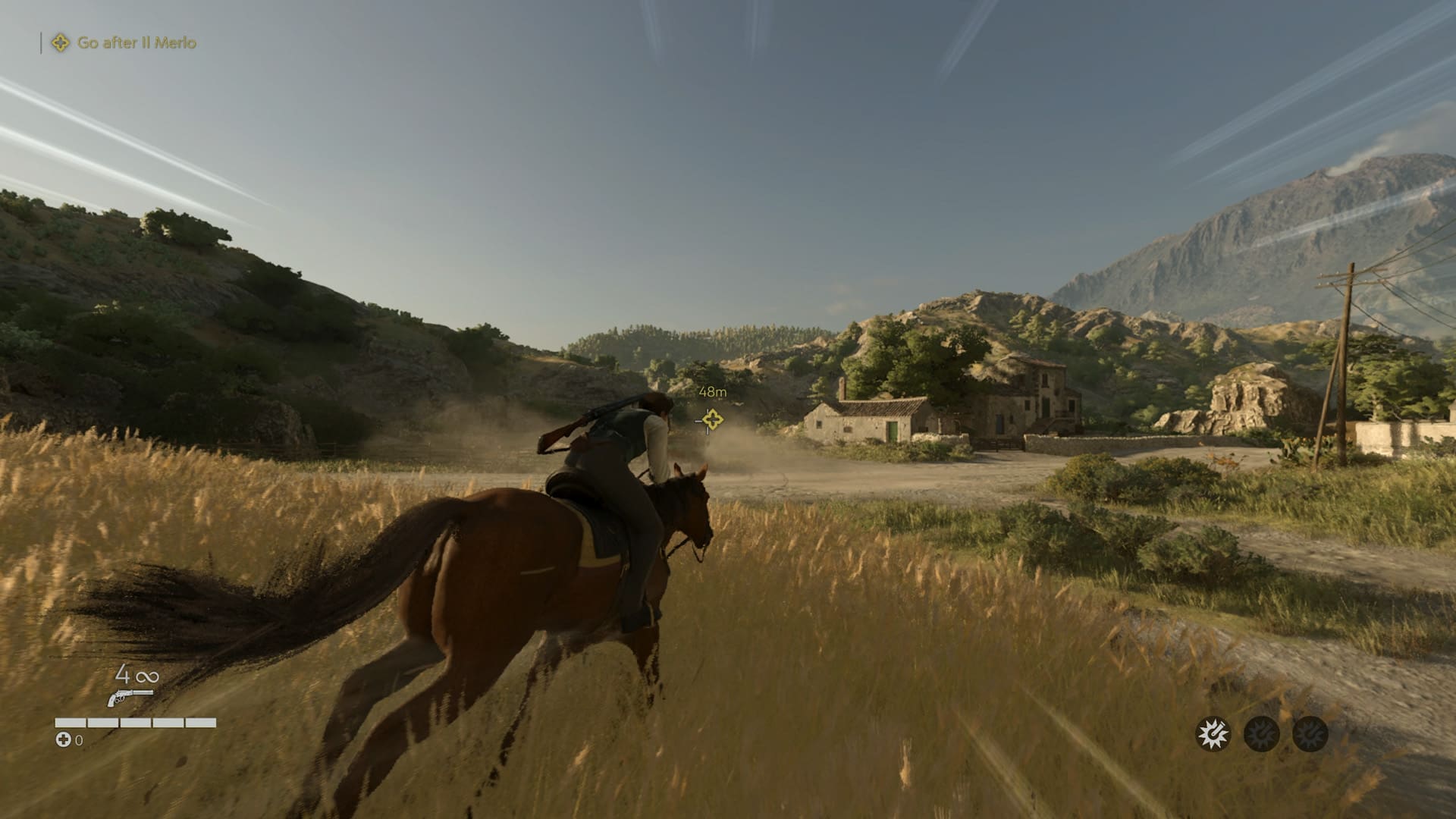 Mafia The Old Country review screenshot 13 chases on horse riding