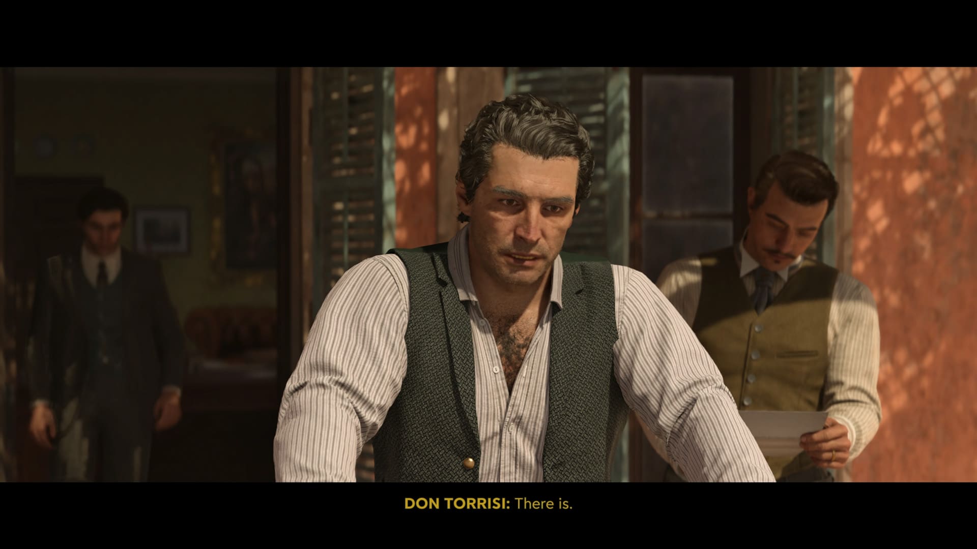 Mafia The Old Country review screenshot 2 Don Torissi boss strong voice over
