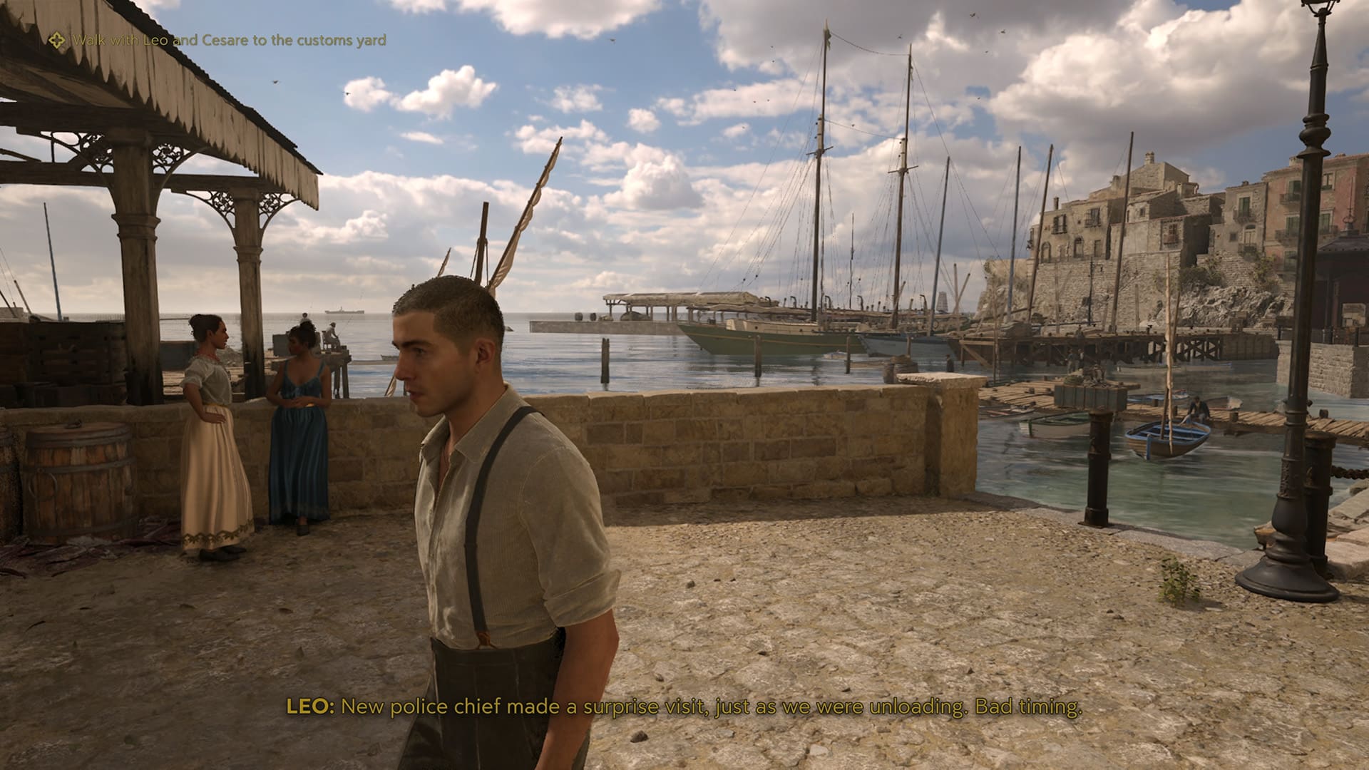 Mafia The Old Country review screenshot 8 Porto Almaro harbour city