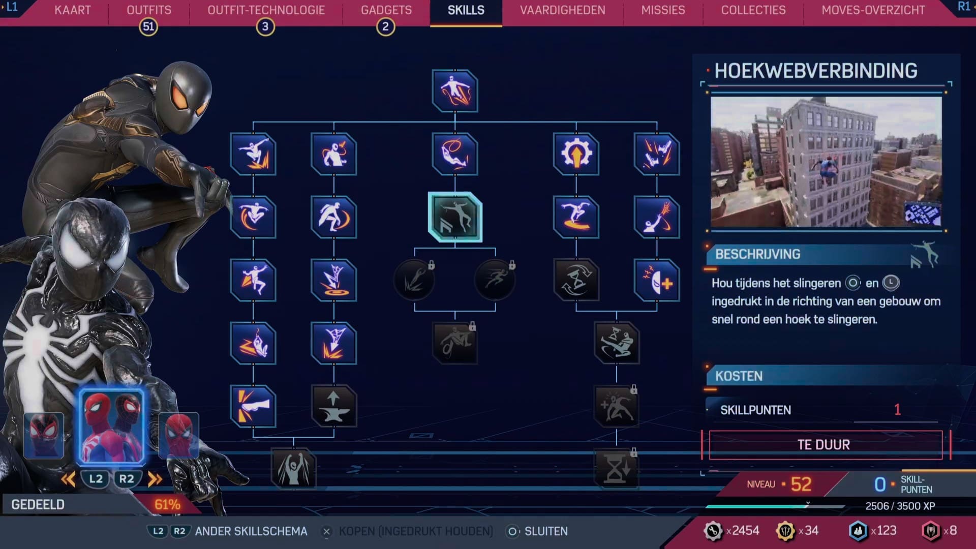 Marvel's Spider-Man 2 review screenshot 13 skill trees Peter Parker Miles Morales