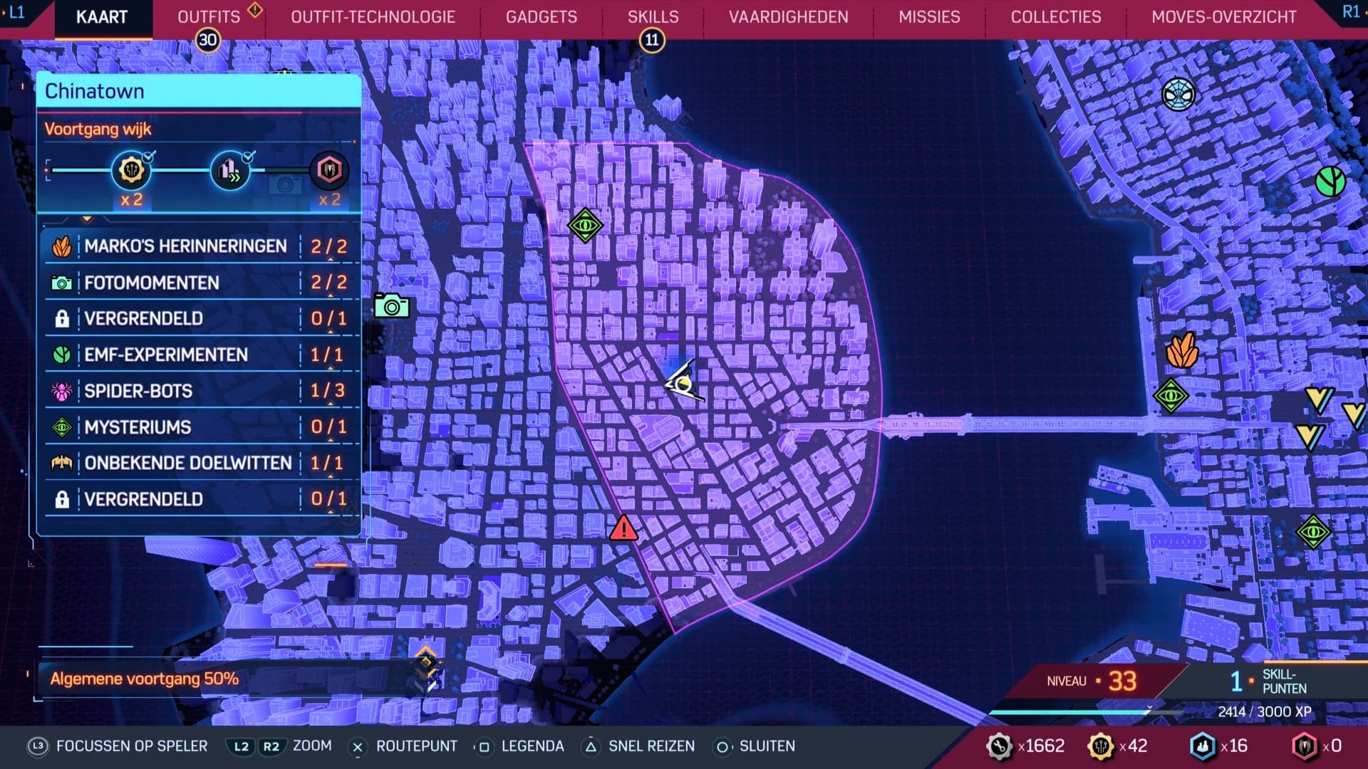 Marvel's Spider-Man 2 review screenshot 8 fast travel map