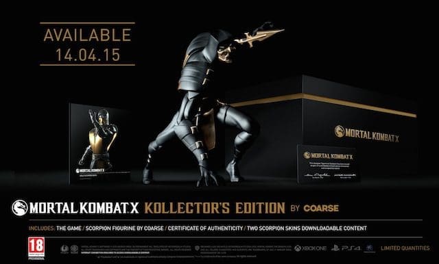 Mortal Kombat X Coarse Kollector's Edition